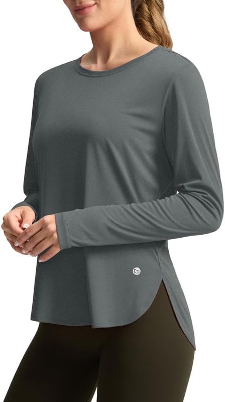 Women's Sun Shirts UPF 50+ Long Sleeve UV Protection Shirt Lightweight Quick Dry Workout Hiking Tops for Women