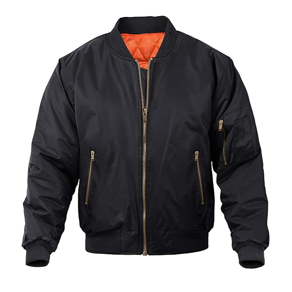 MAGNIVIT Men's Bomber Jacket Casual Fall Winter Military Jacket and Coats Outwear