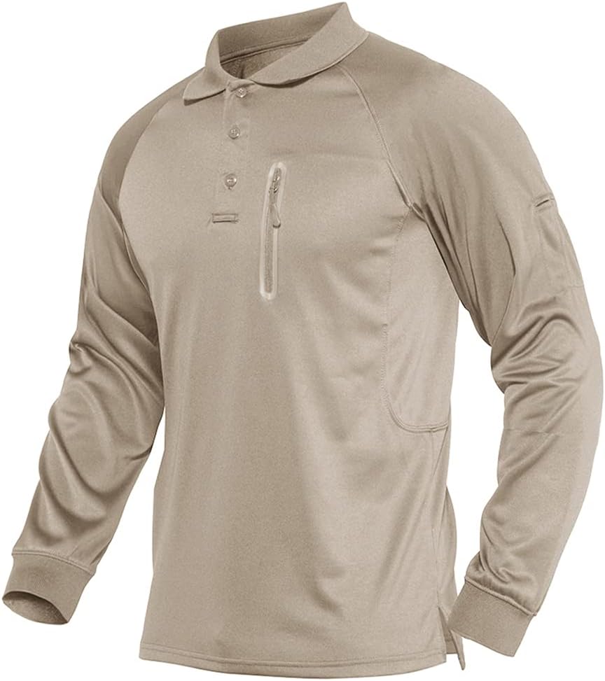 MAGNIVIT Men's Tactical Short and Long Sleeve Polo Shirts Outdoor Performance Military Cargo T-Shirts