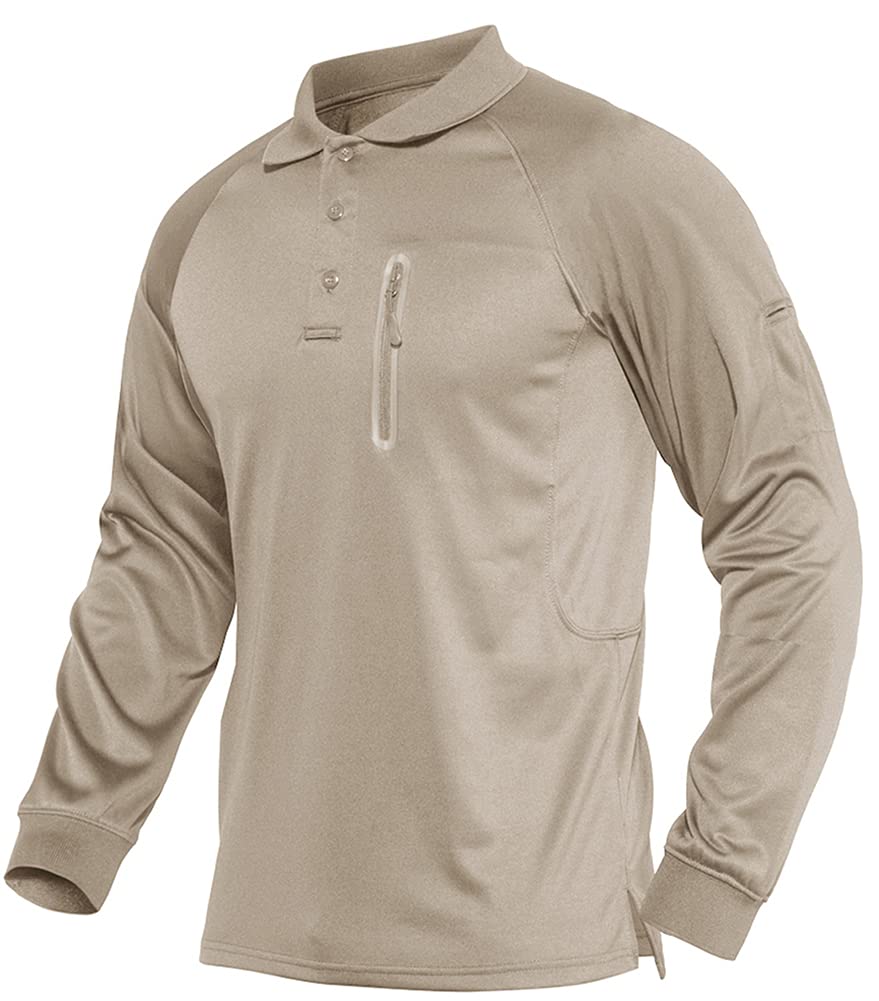 MAGNIVIT Men's Tactical Short and Long Sleeve Polo Shirts Outdoor Performance Military Cargo T-Shirts