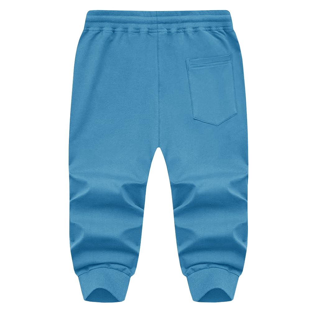 MAGNIVIT Men's 3/4 Jogger Capri Pants Workout Gym Below Knee Shorts Zipper Pockets Jogger Sweatpant Capris for Men