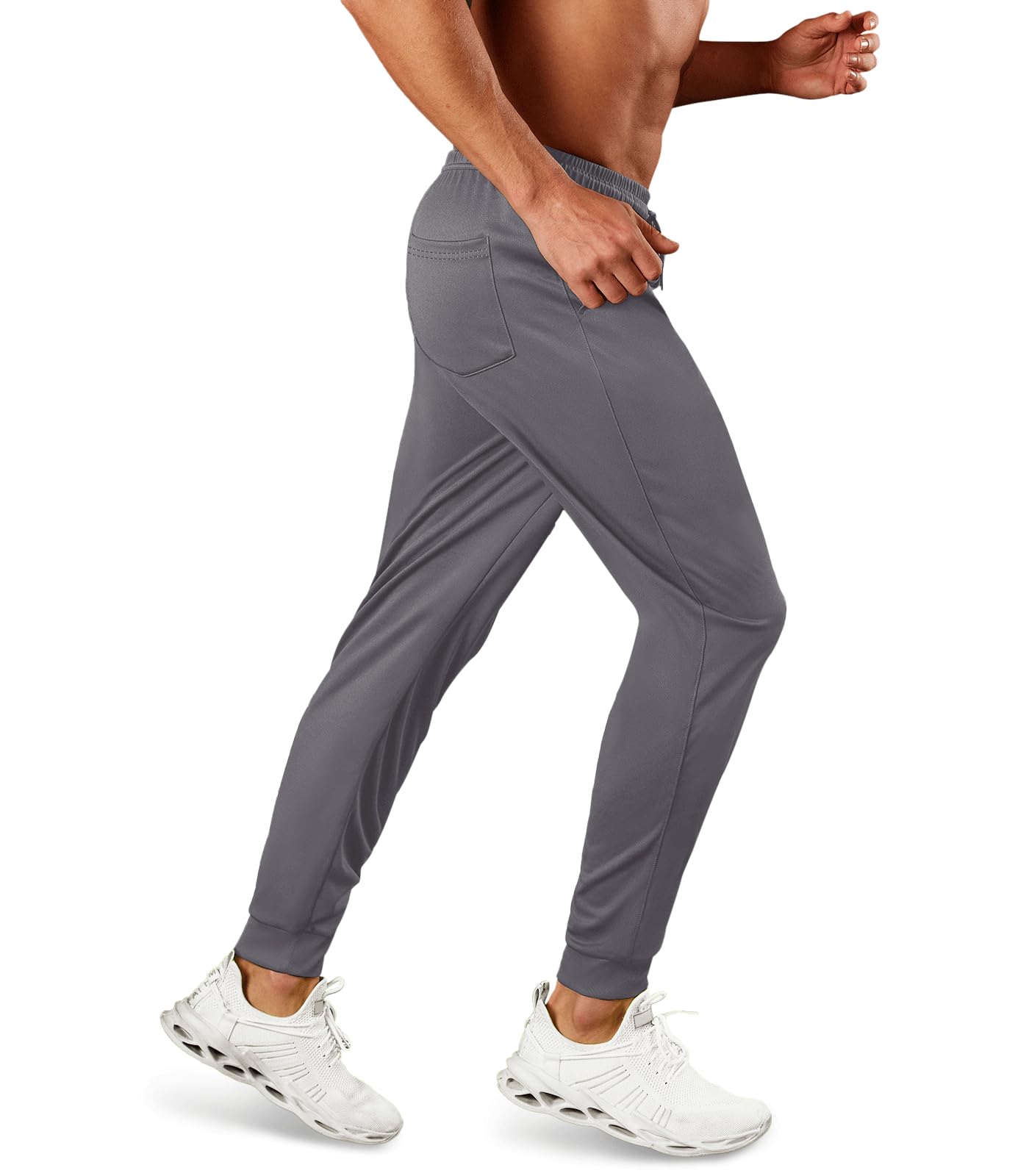 MAGNIVIT Men's Lightweight Joggers Sweatpants with Pockets Breathable Quick Dry Athletic for Running Gym Work Out
