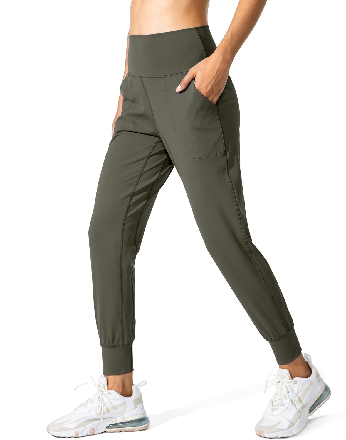 G Gradual Women's Joggers High Waisted Yoga Pants with Pockets Loose Leggings for Women Workout, Athletic, Lounge