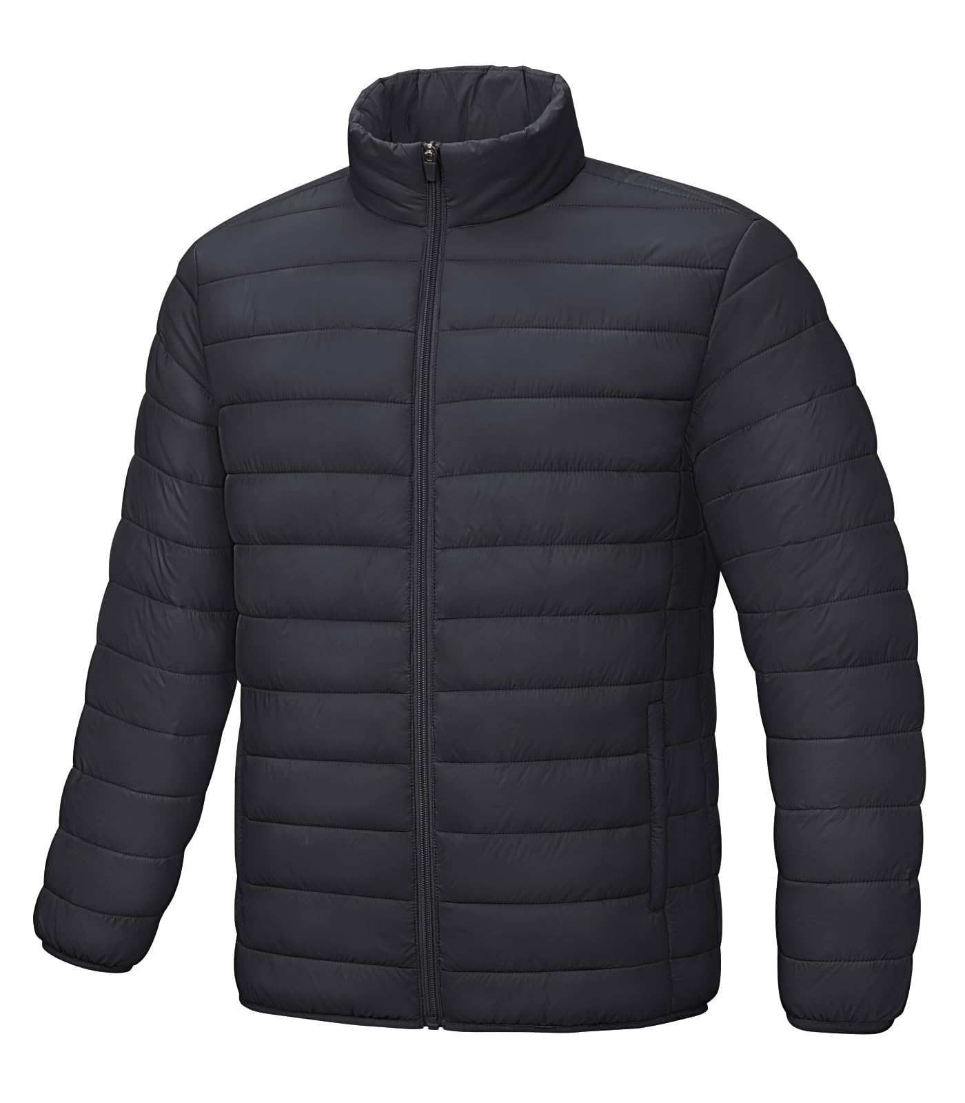 MAGNIVIT Men's Puffer Jackets Lightweight Warm Winter Coat Water-Repellent Windbreaker Insulated Quilted Packable Jacket