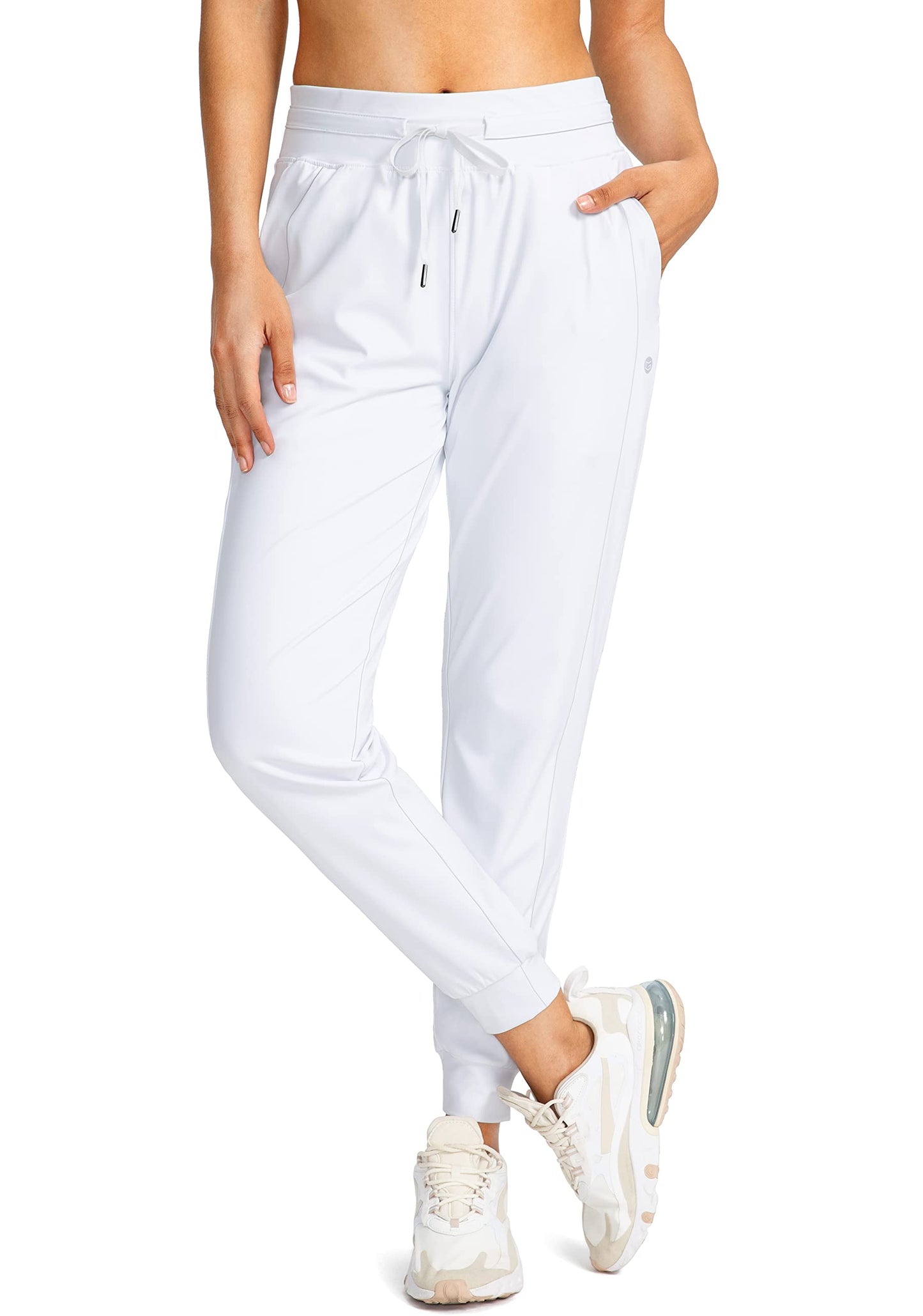 G Gradual Women's Joggers Pants with Zipper Pockets High Waisted Athletic Tapered Sweatpants for Women Workout Lounge