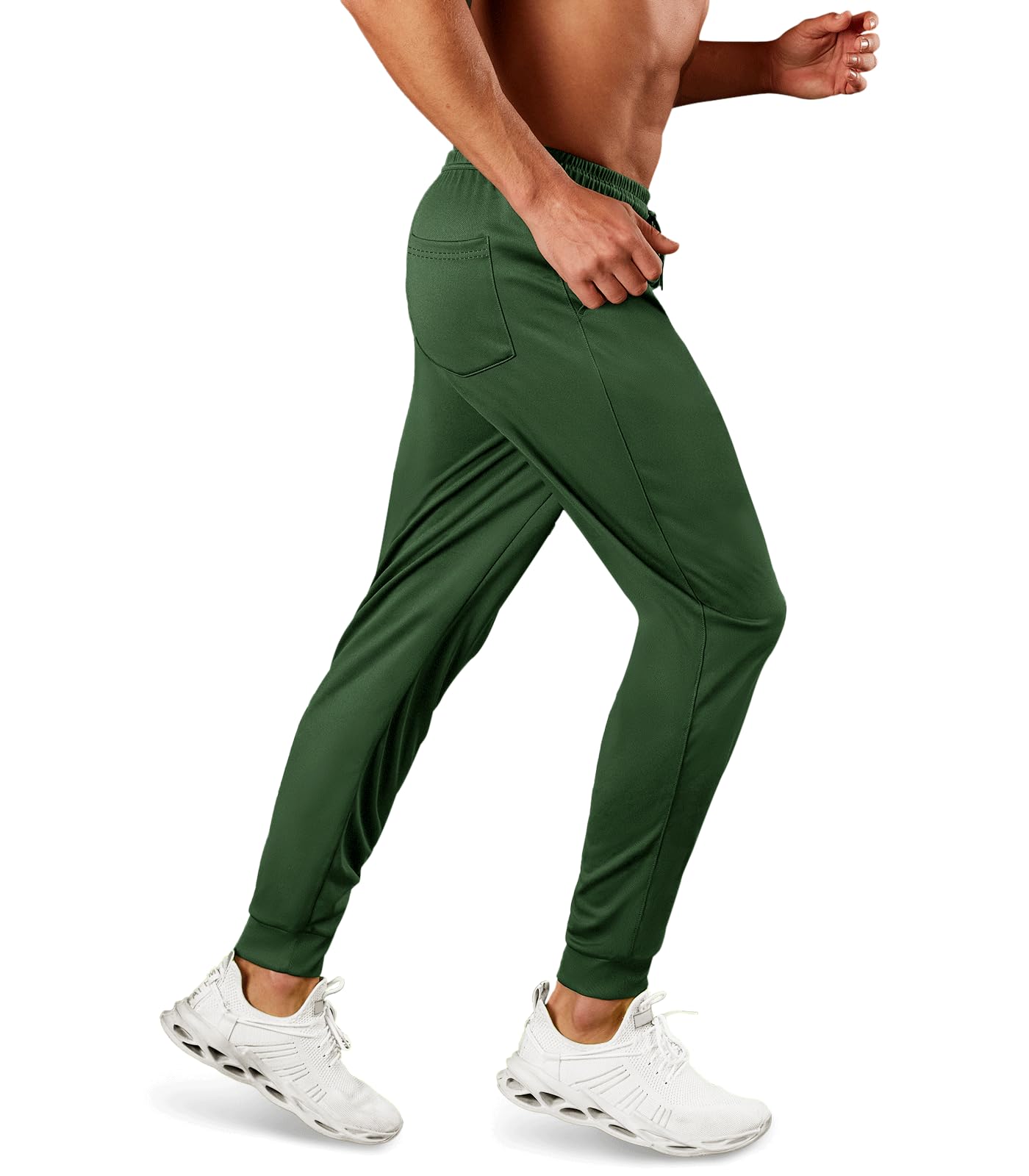 MAGNIVIT Men's Lightweight Joggers Sweatpants with Pockets Breathable Quick Dry Athletic for Running Gym Work Out