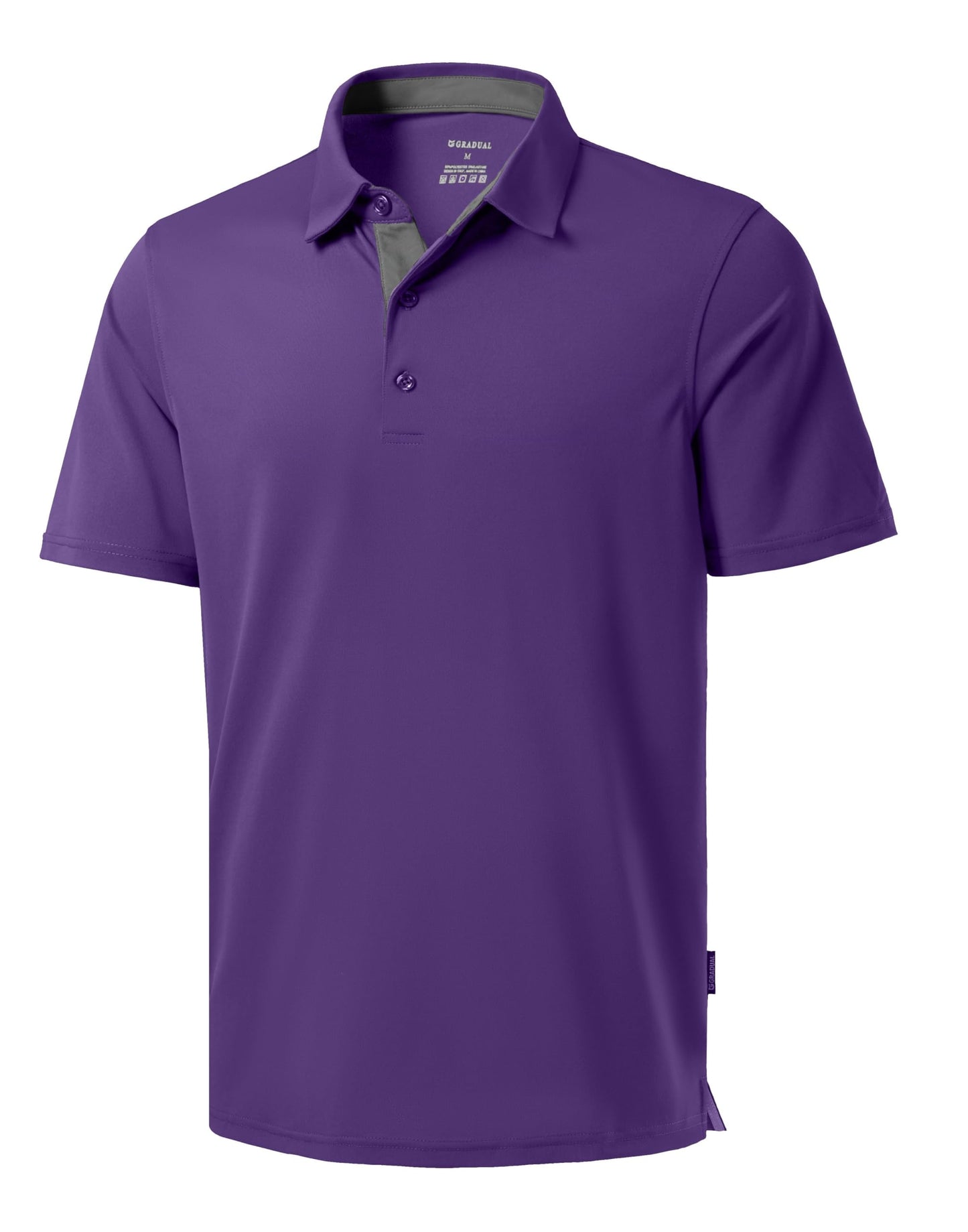Men's Golf Shirts Dry Fit Moisture Wicking Performance Short Sleeve Collared Polo Shirts for Casual Athletic Business