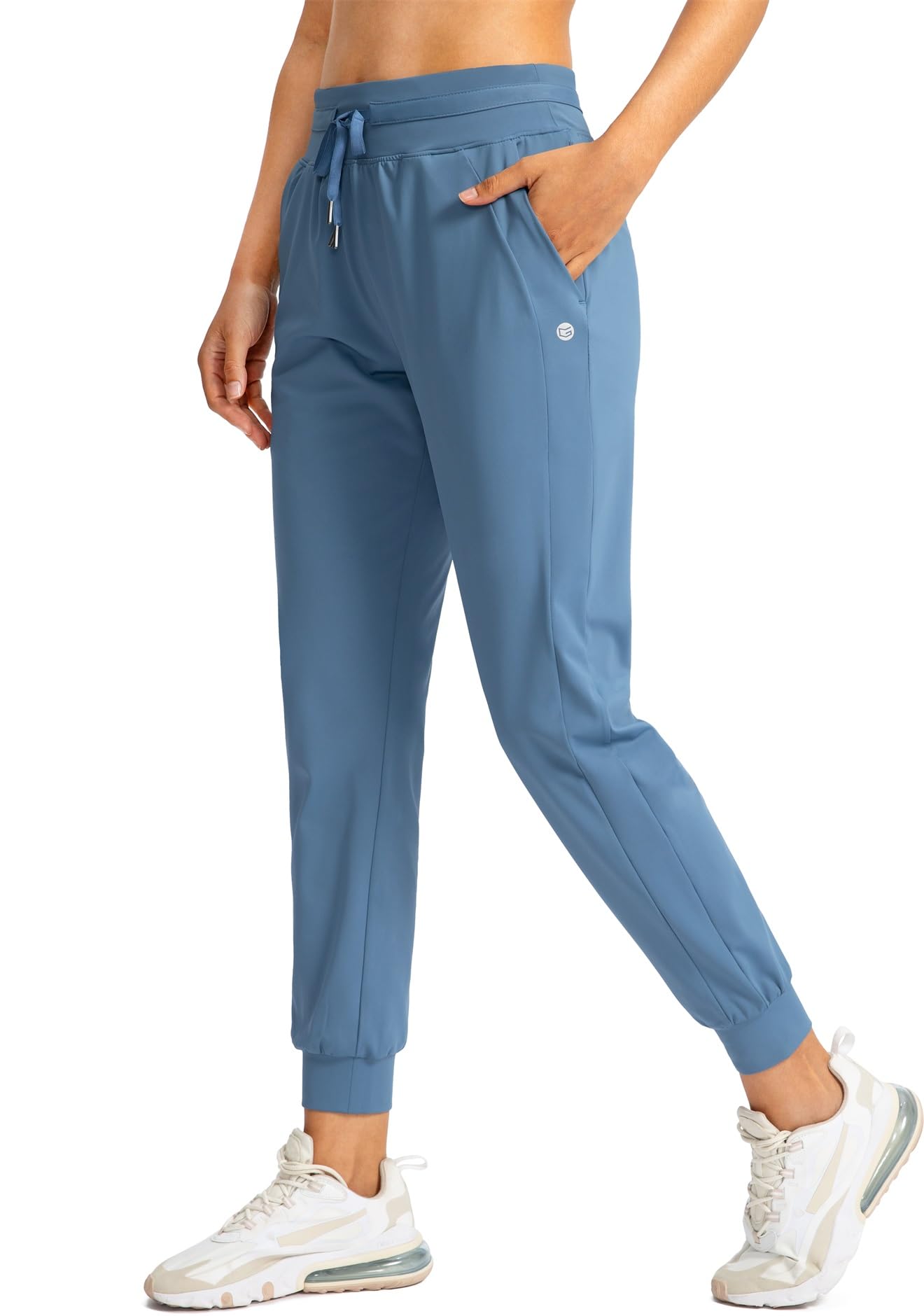 G Gradual Women's Joggers Pants with Zipper Pockets High Waisted Athletic Tapered Sweatpants for Women Workout Lounge