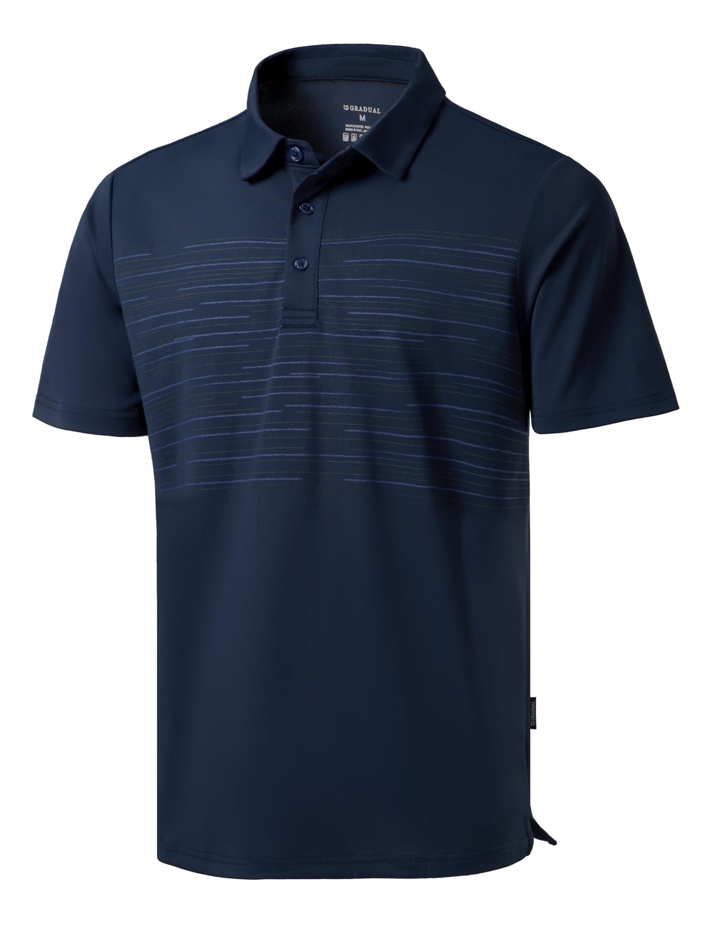 Men's Golf Shirts Dry Fit Moisture Wicking Performance Short Sleeve Collared Polo Shirts for Casual Athletic Business