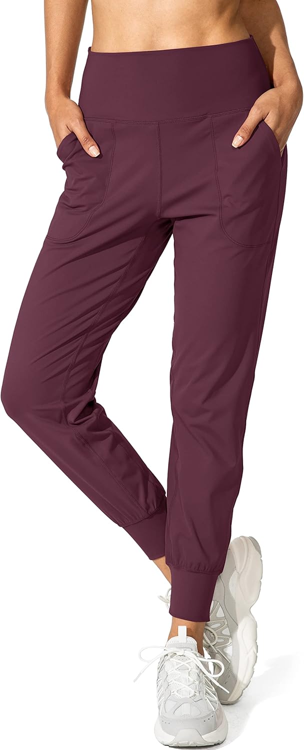 G Gradual Women's Joggers High Waisted Yoga Pants with Pockets Loose Leggings for Women Workout, Athletic, Lounge