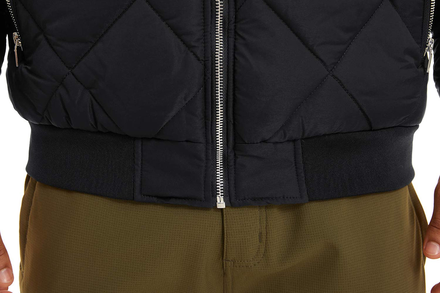 MAGNIVIT Men's Bomber Jacket Winter Fall Quilted Puffer Jacket Warm Padded Coats