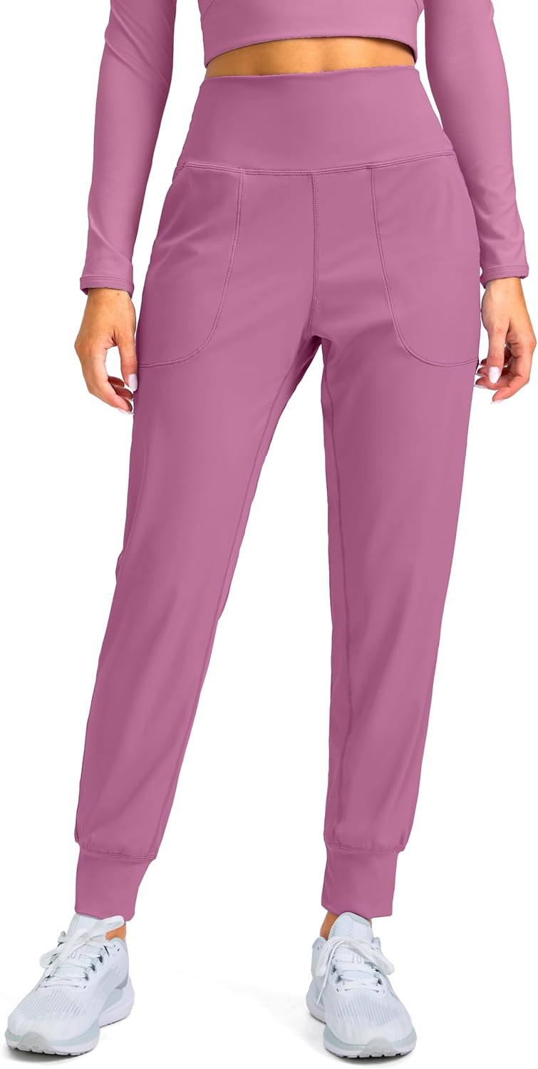 G Gradual Women's Joggers High Waisted Yoga Pants with Pockets Loose Leggings for Women Workout, Athletic, Lounge
