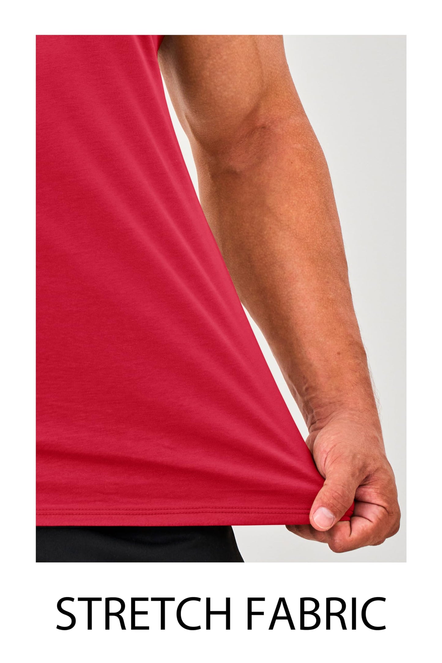 MAGNIVIT Cotton Workout Sleeveless Shirts for Men Quick Dry Muscle Shirt Lightweight Summer Running Tank Tops