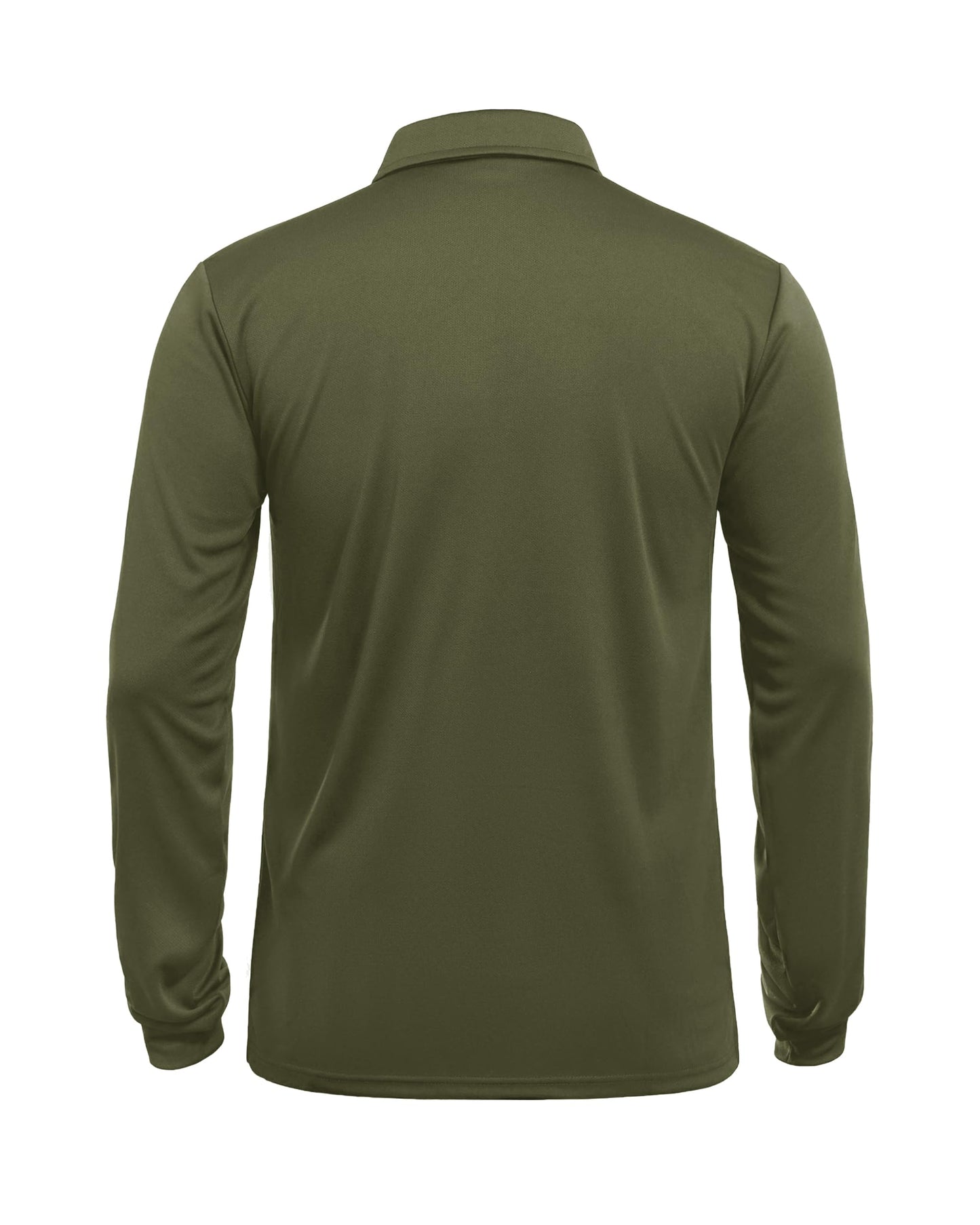 MAGNIVIT Men's Polo Shirts Long Sleeve Quick Dry Performance Shirt Military Tactical Army Combat Polo Shirts