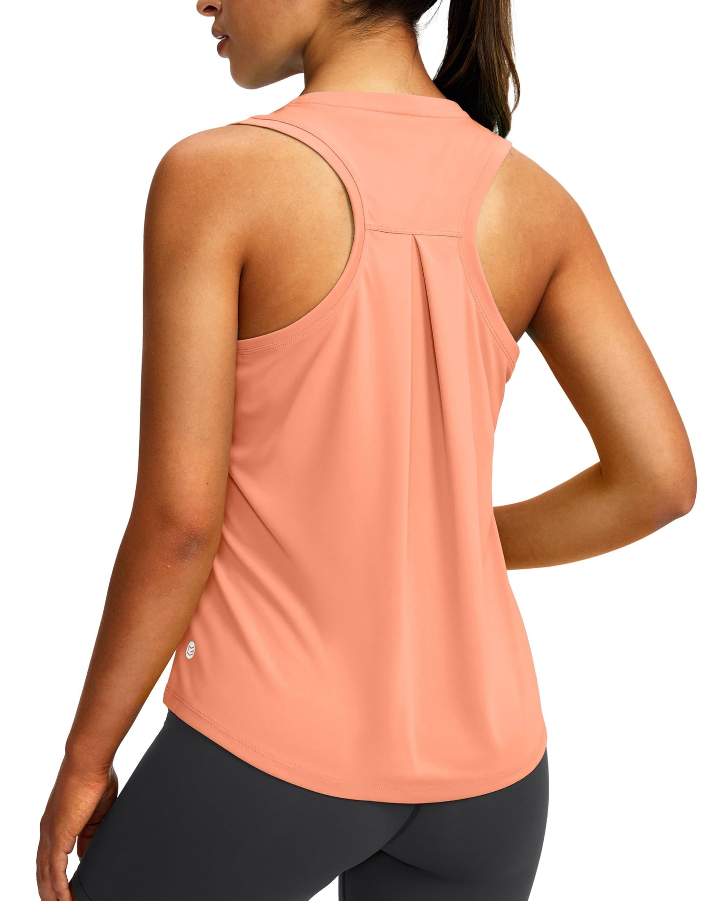 Women's Workout Tops Racerback Athletic Tank Tops Sleeveless Loose Fit Yoga Running Gym Shirts for Women