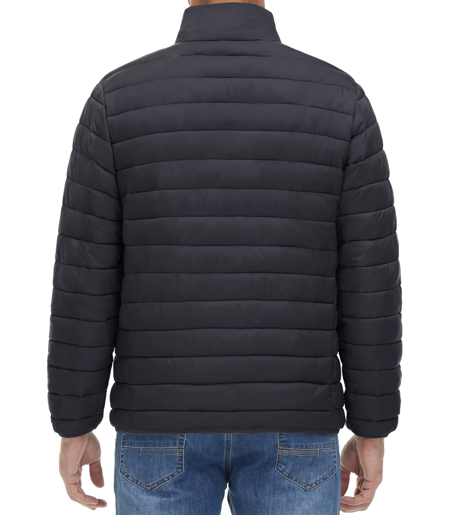 MAGNIVIT Men's Puffer Jackets Lightweight Warm Winter Coat Water-Repellent Windbreaker Insulated Quilted Packable Jacket