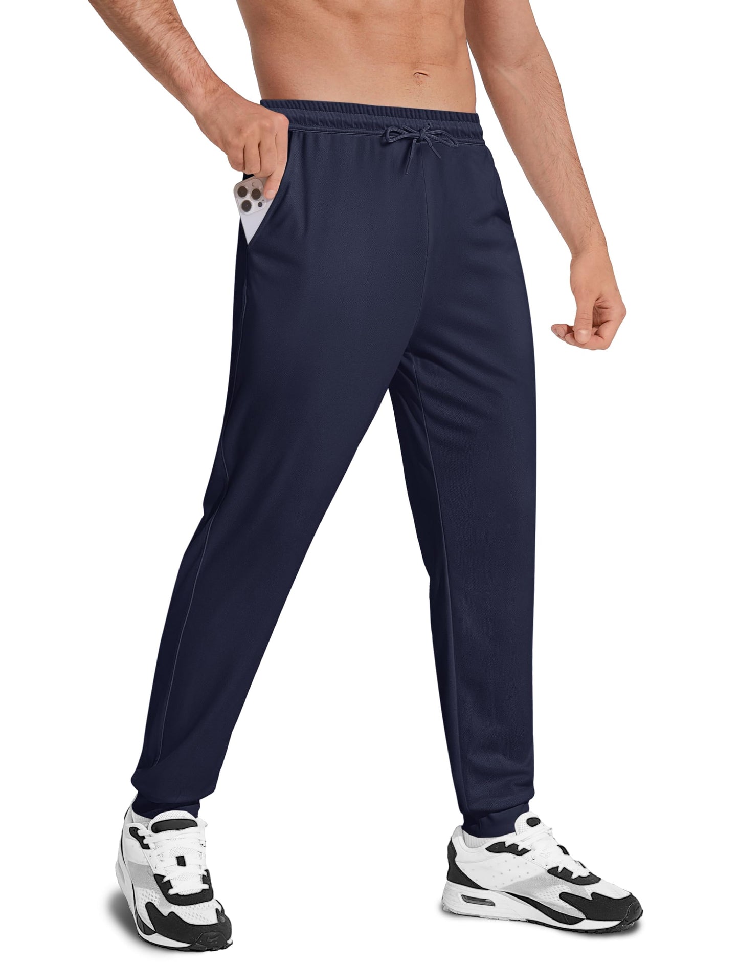 MAGNIVIT Men's Lightweight Joggers Sweatpants with Pockets Breathable Quick Dry Athletic for Running Gym Work Out