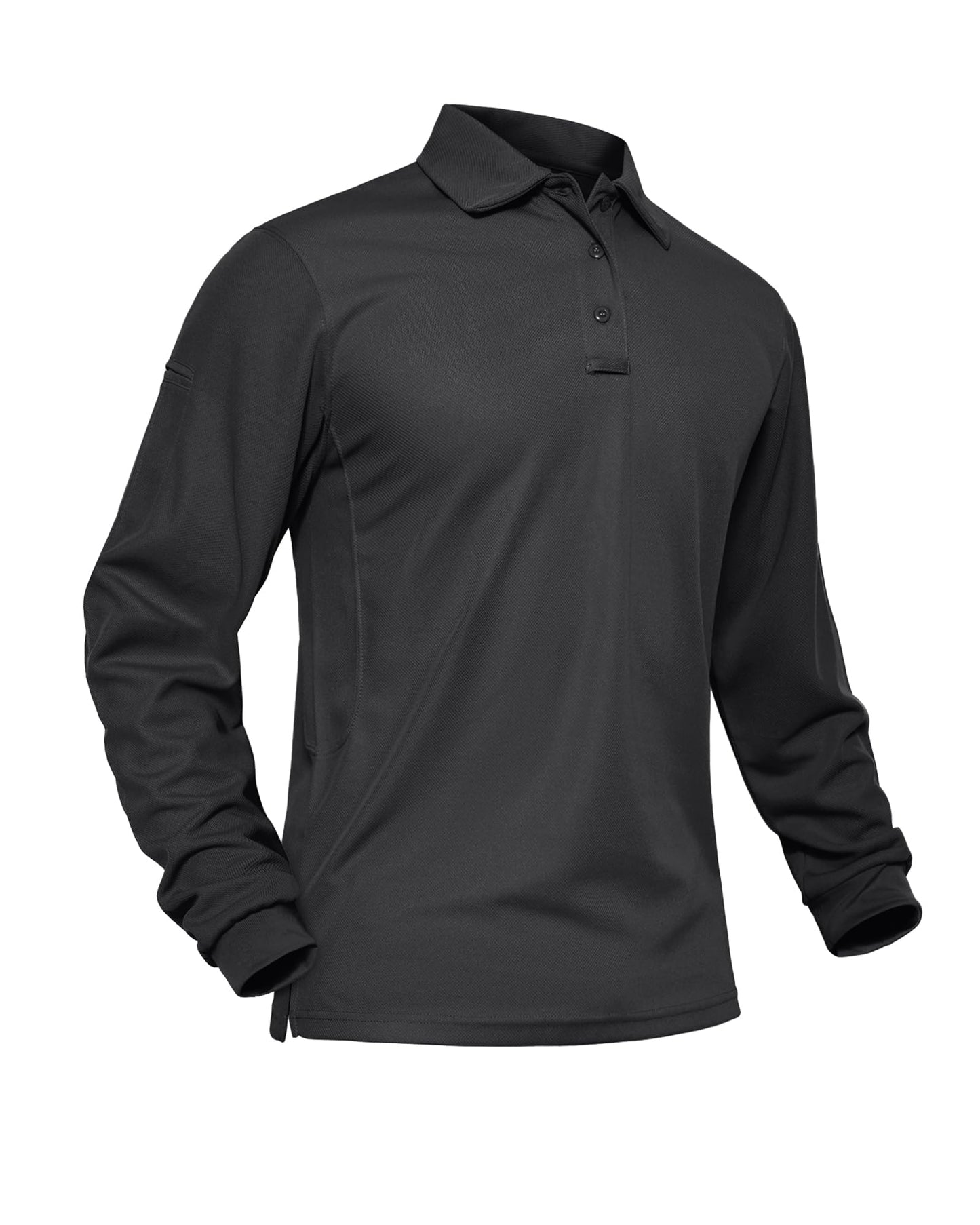 MAGNIVIT Men's Polo Shirts Long Sleeve Quick Dry Performance Shirt Military Tactical Army Combat Polo Shirts