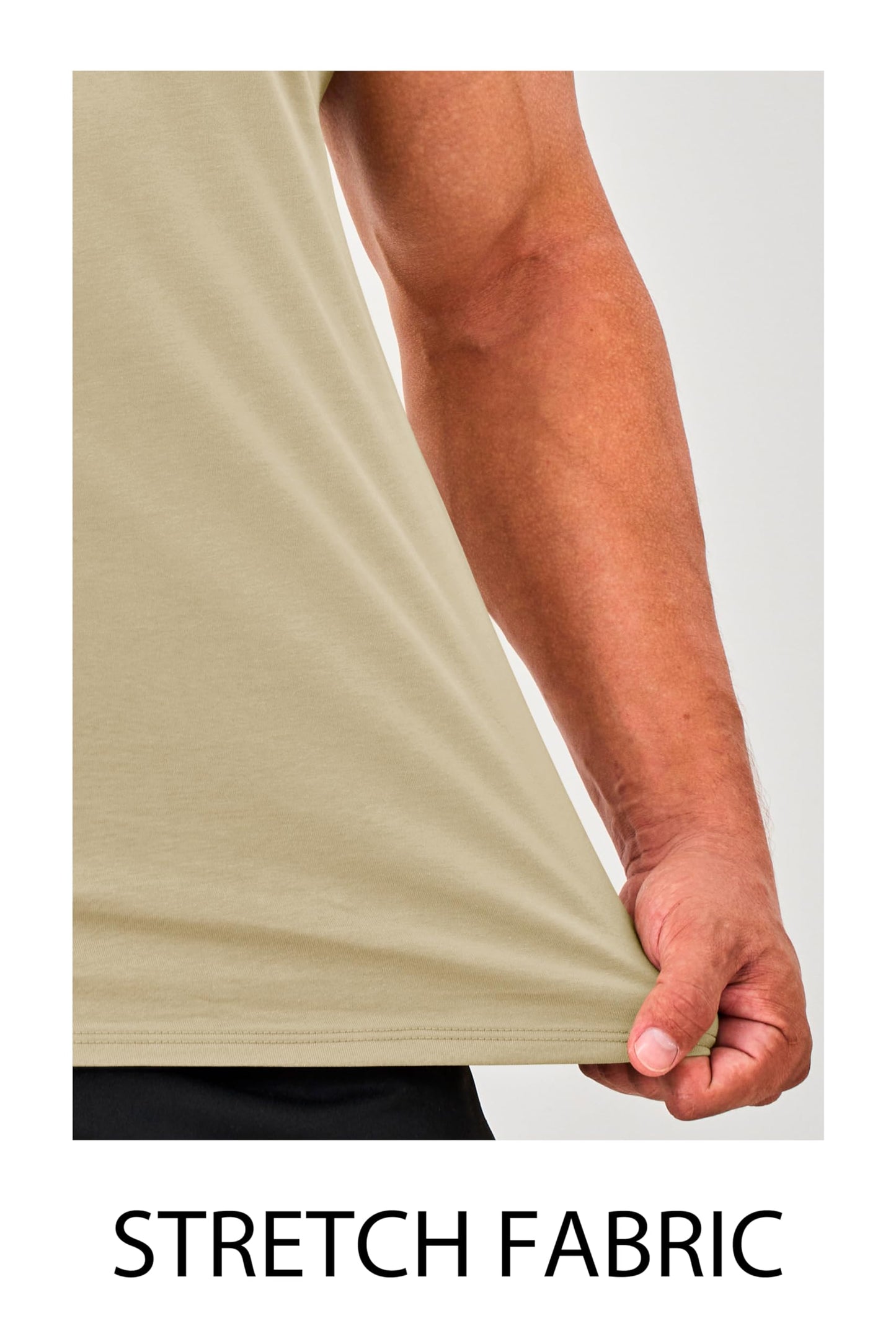 MAGNIVIT Cotton Workout Sleeveless Shirts for Men Quick Dry Muscle Shirt Lightweight Summer Running Tank Tops