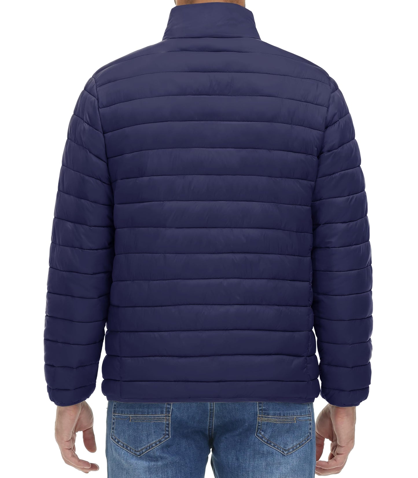 MAGNIVIT Men's Puffer Jackets Lightweight Warm Winter Coat Water-Repellent Windbreaker Insulated Quilted Packable Jacket