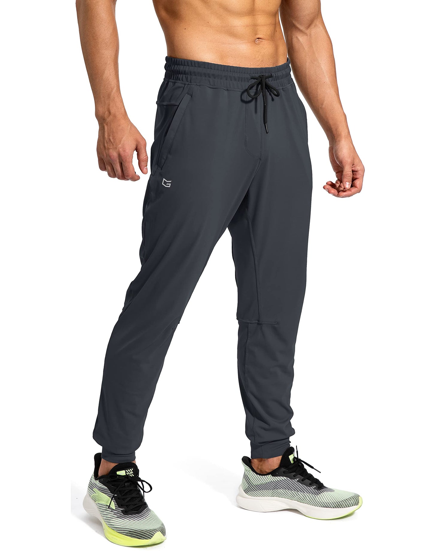 G Gradual Men's Sweatpants with Zipper Pockets Athletic Pants Traning Track Pants Joggers for Men Soccer, Running, Workout