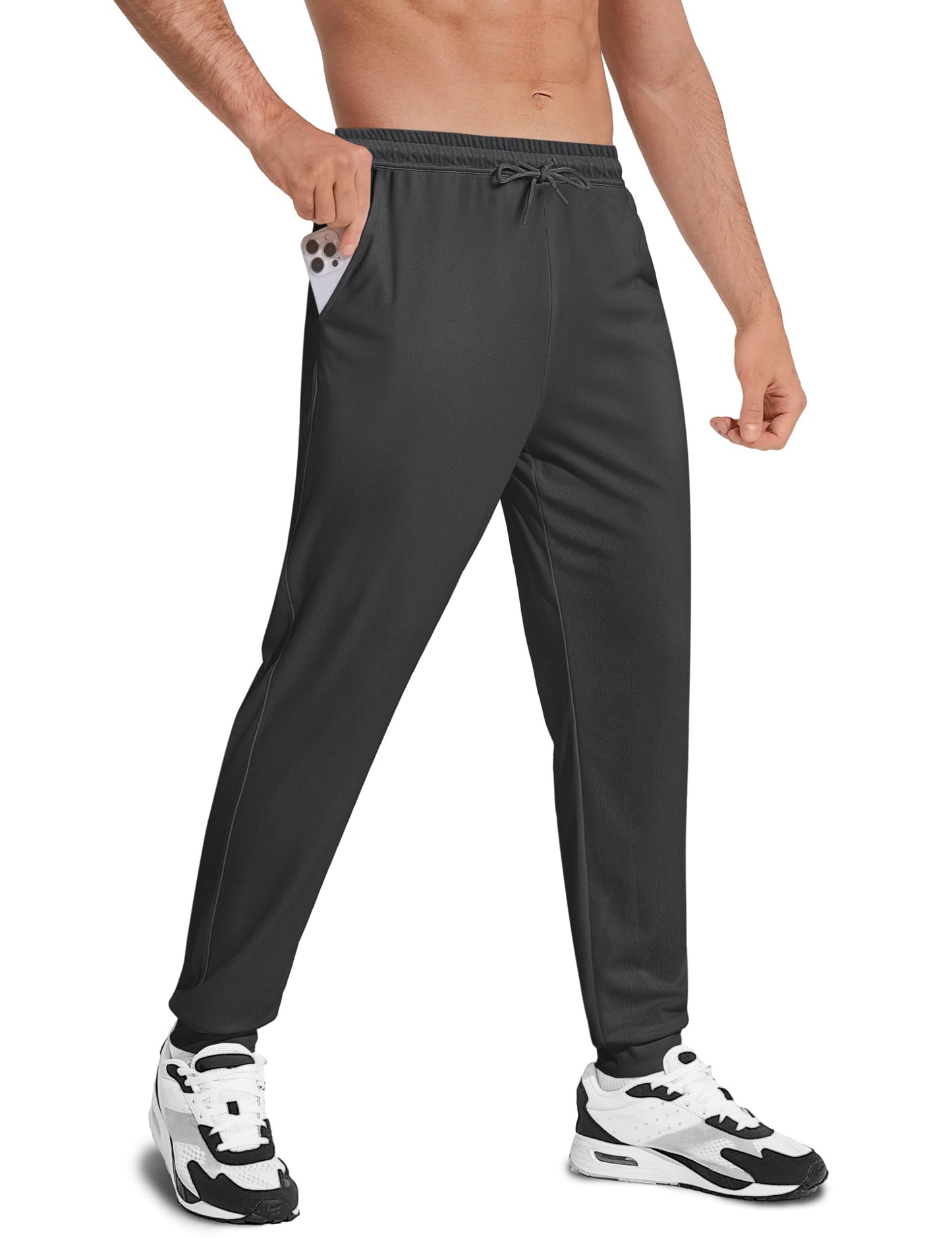 MAGNIVIT Men's Lightweight Joggers Sweatpants with Pockets Breathable Quick Dry Athletic for Running Gym Work Out