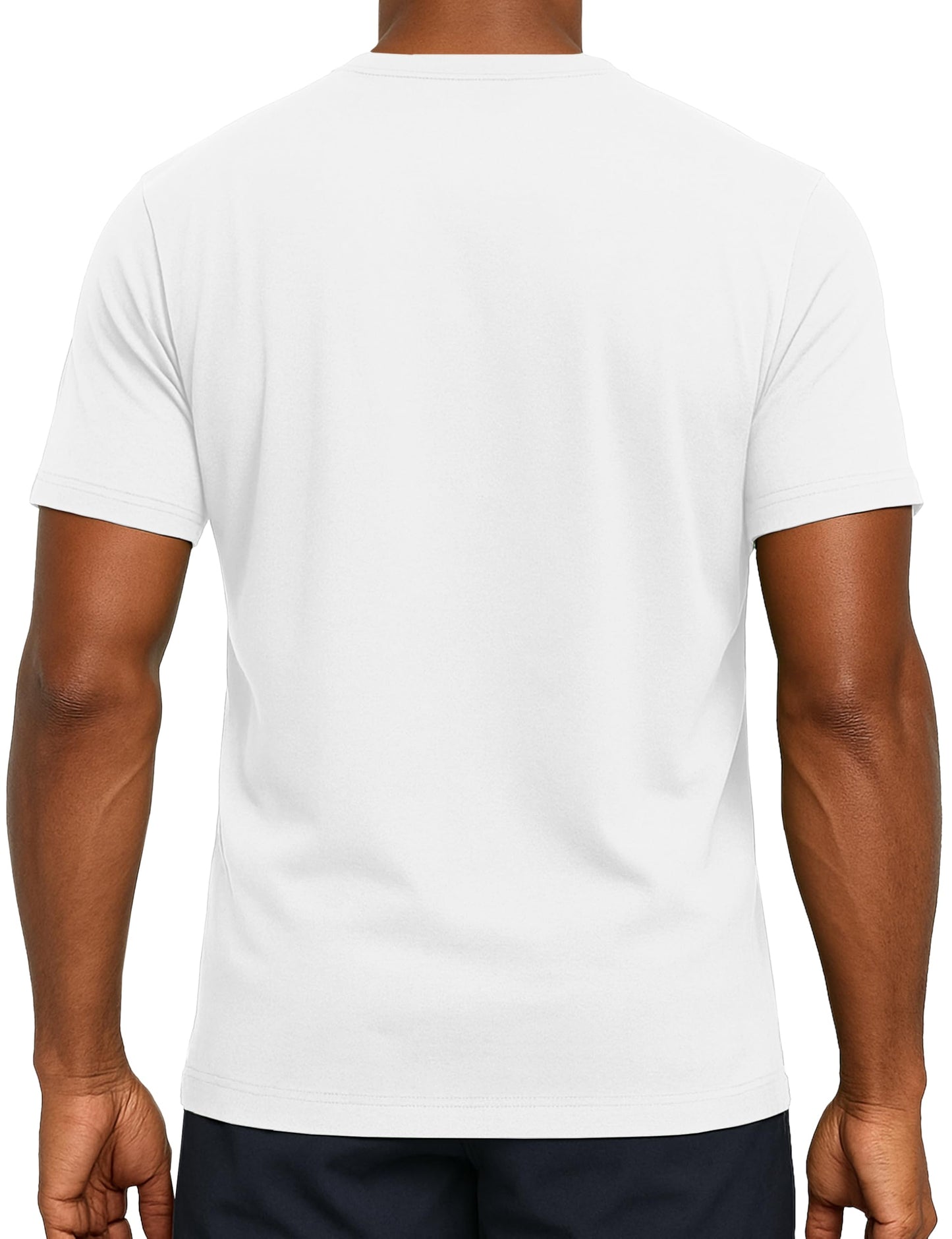 MAGNIVIT Mens Henley Shirts Short Sleeve Cotton Casual Summer Basic T-Shirts 3 Button Solid Collarless Shirts for Work