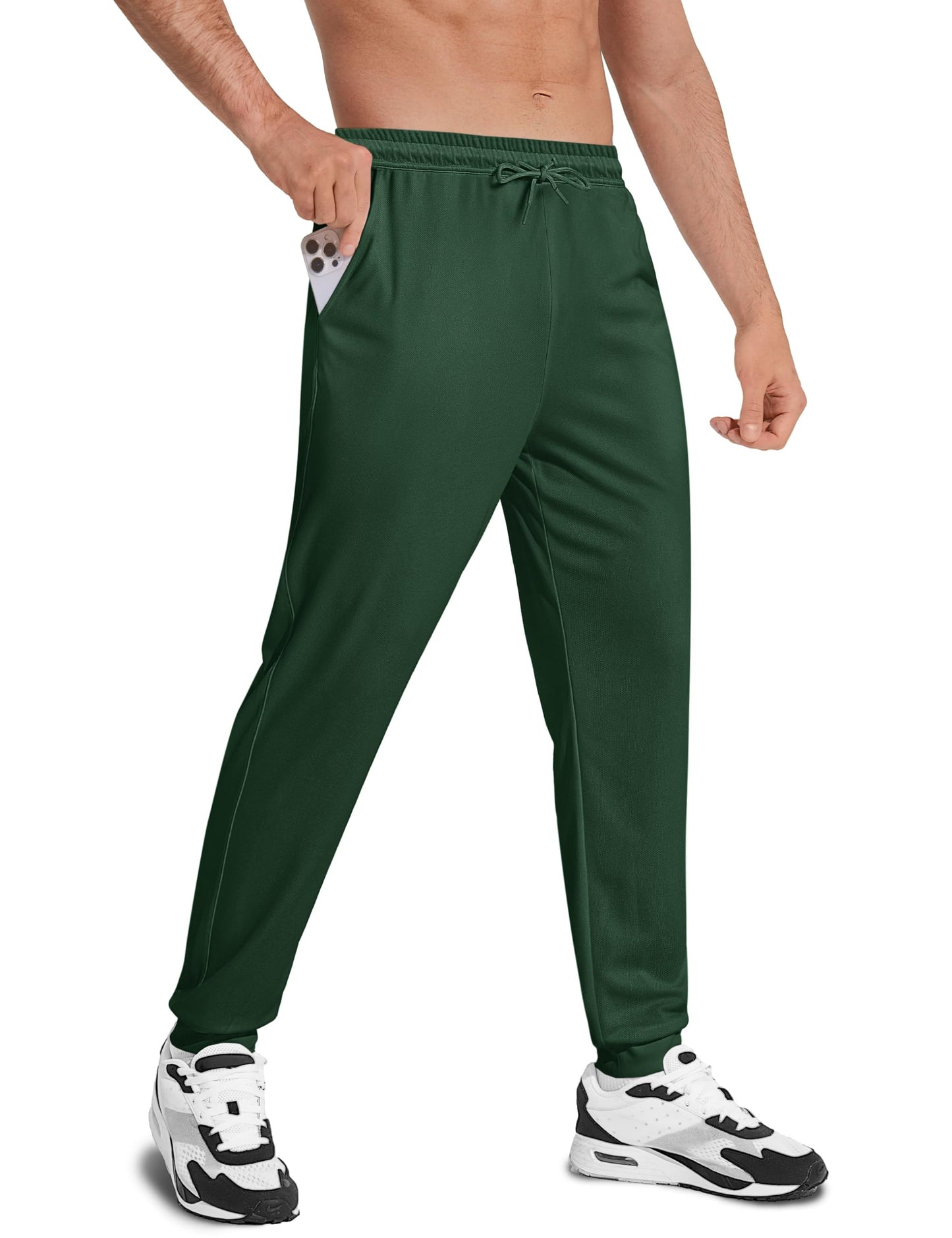 MAGNIVIT Men's Lightweight Joggers Sweatpants with Pockets Breathable Quick Dry Athletic for Running Gym Work Out