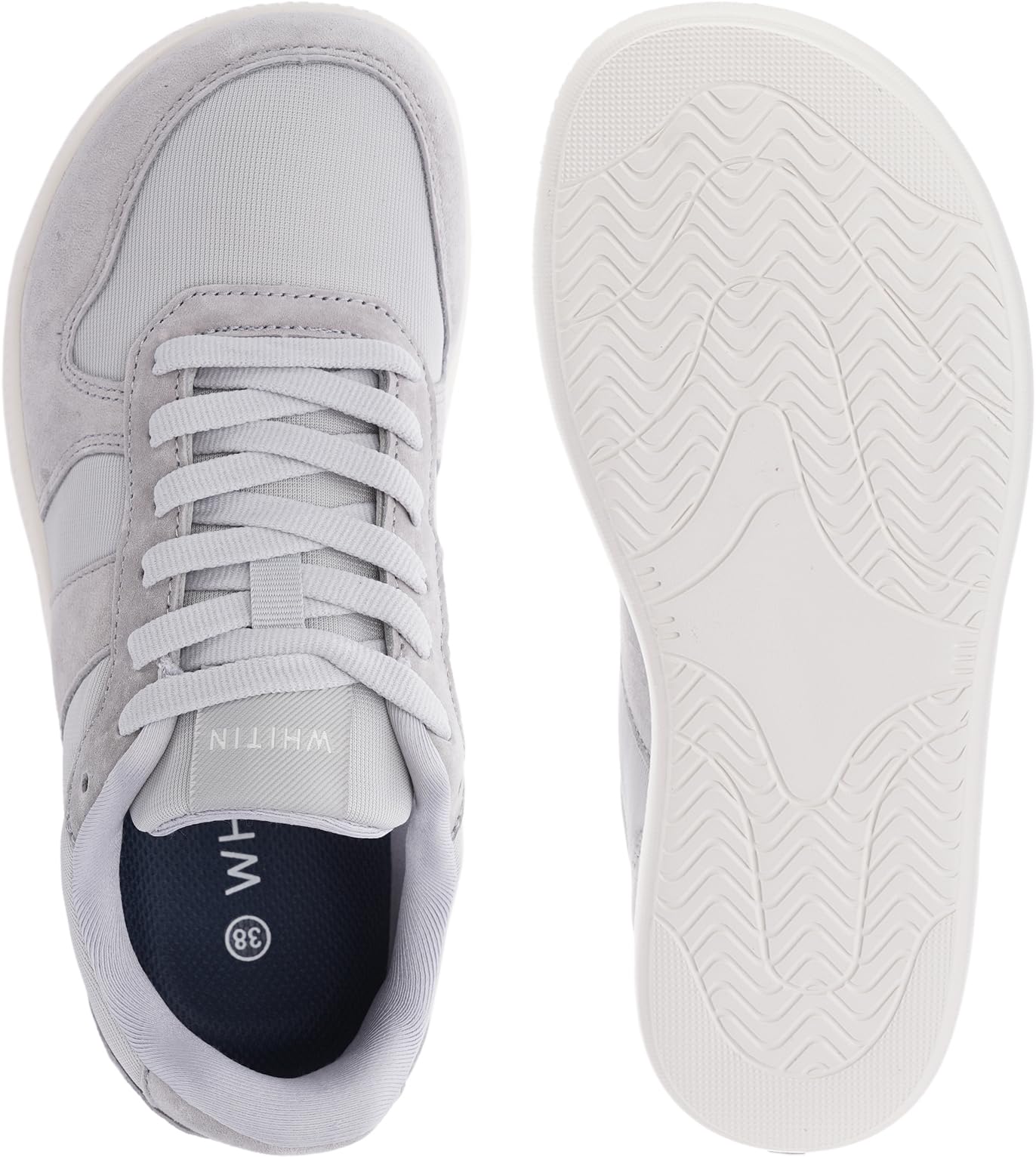 WHITIN Women's Wide Causal Shoes | Ultralight Fashion Sneakers | Zero Drop