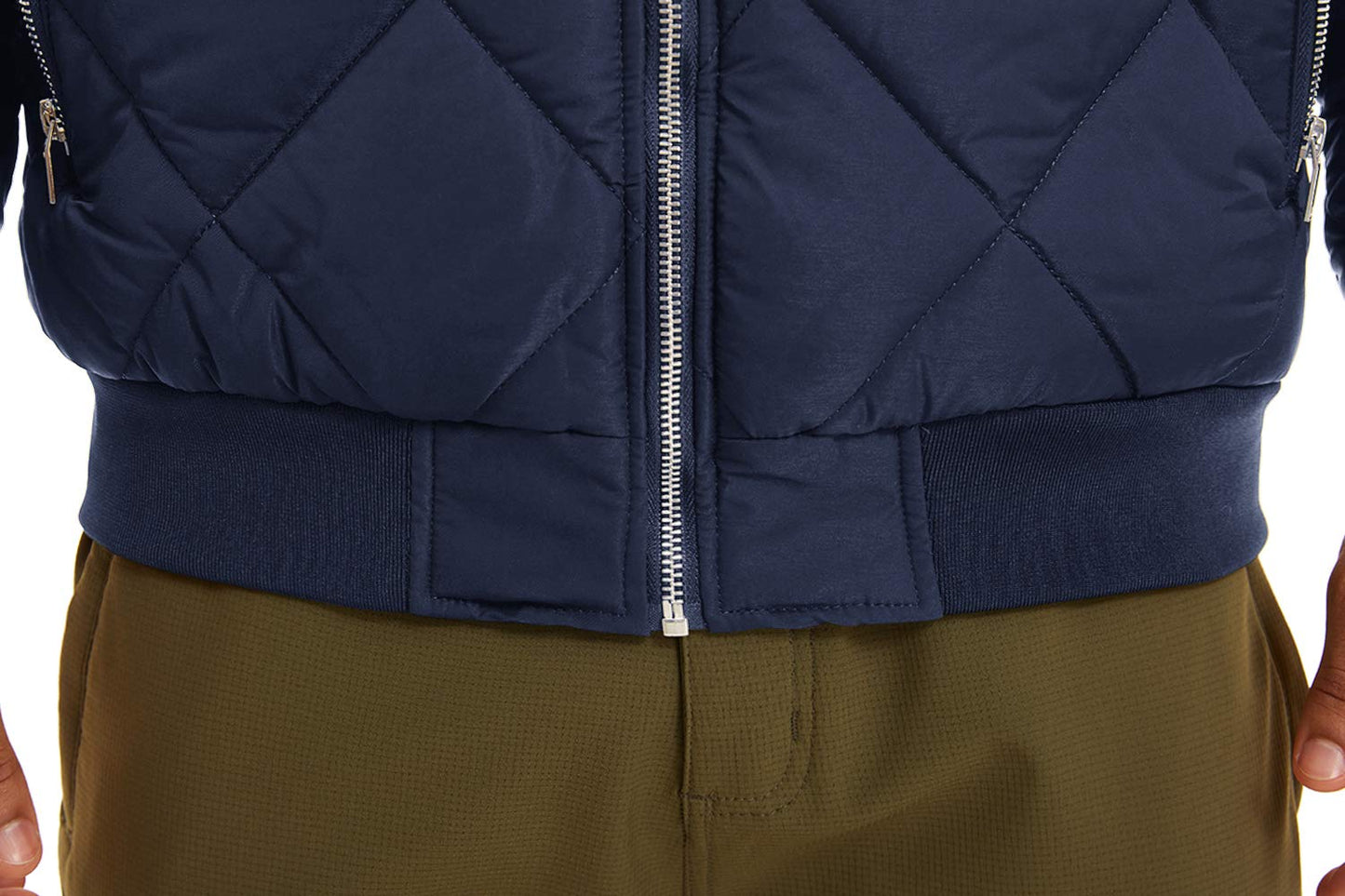 MAGNIVIT Men's Bomber Jacket Winter Fall Quilted Puffer Jacket Warm Padded Coats