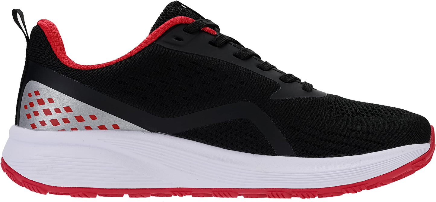 BRONAX Men's Wide Cushioned Supportive Road Running Shoes | Wide Toe Box | Rubber Outsole