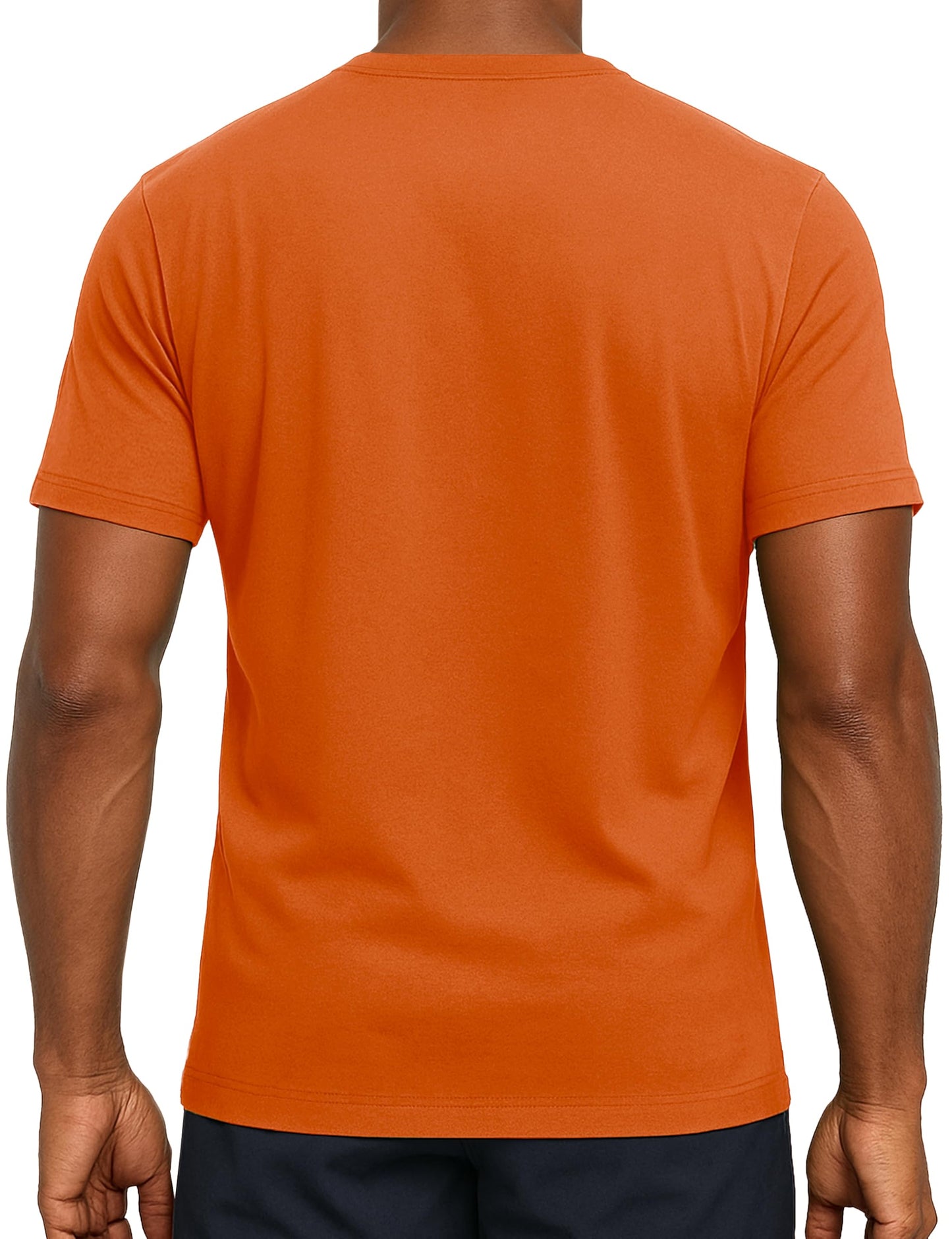 MAGNIVIT Mens Henley Shirts Short Sleeve Cotton Casual Summer Basic T-Shirts 3 Button Solid Collarless Shirts for Work