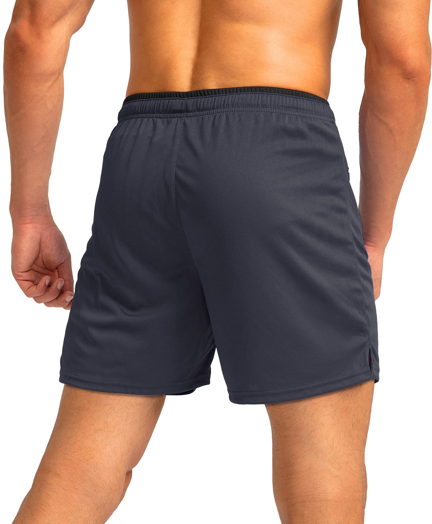 G Gradual Men's Running Shorts with Zipper Pockets Quick Dry Gym Athletic Workout 5" Shorts for Men