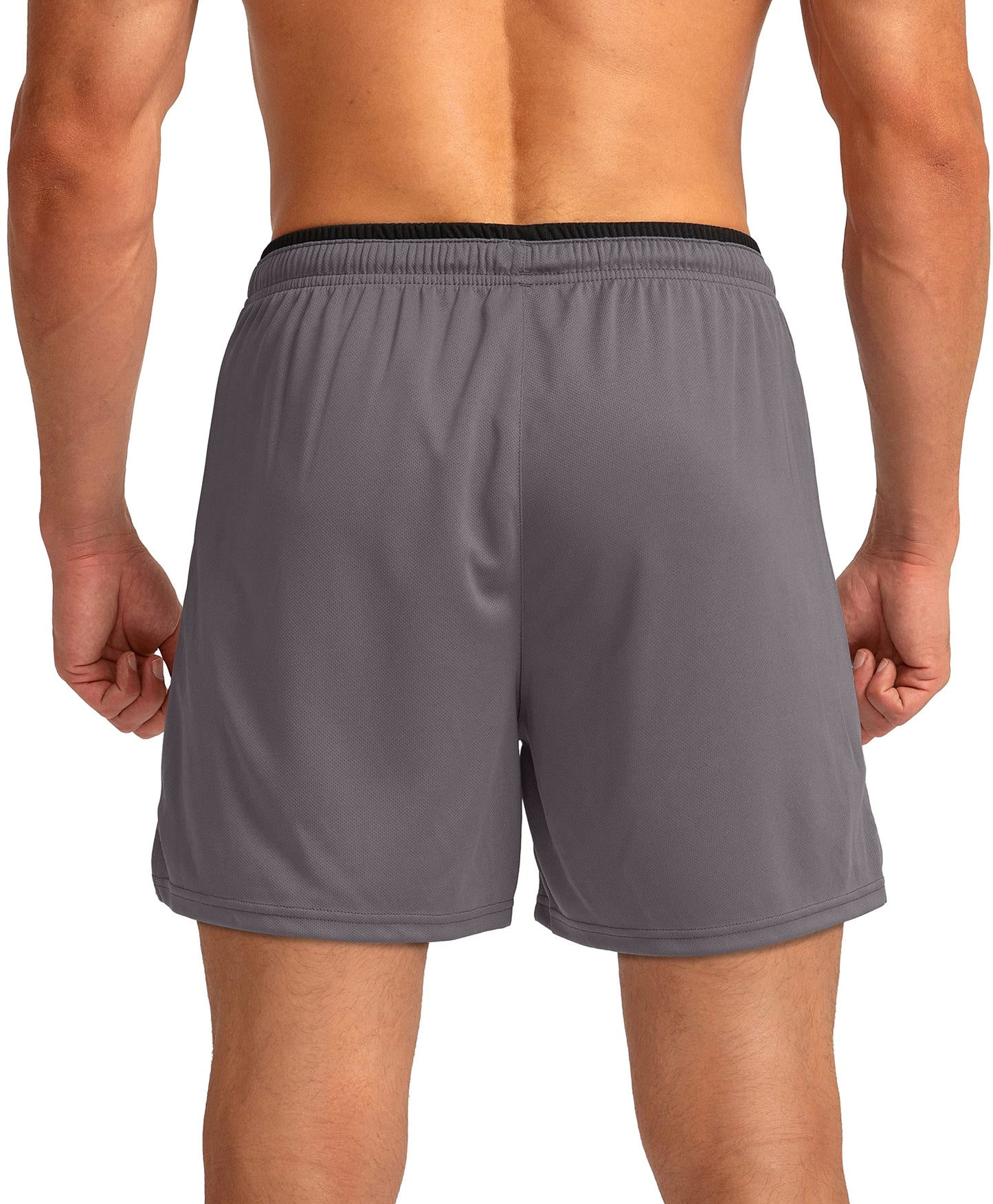 G Gradual Men's Running Shorts with Zipper Pockets Quick Dry Gym Athletic Workout 5" Shorts for Men
