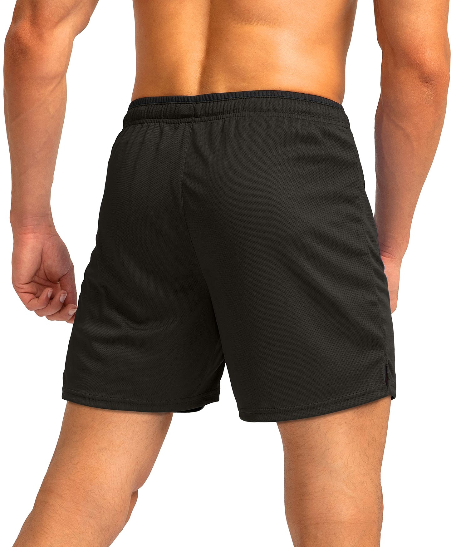 G Gradual Men's Running Shorts with Zipper Pockets Quick Dry Gym Athletic Workout 5" Shorts for Men