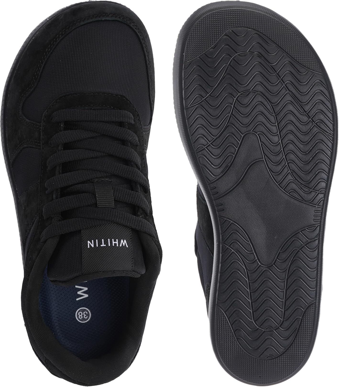 WHITIN Women's Wide Causal Shoes | Ultralight Fashion Sneakers | Zero Drop