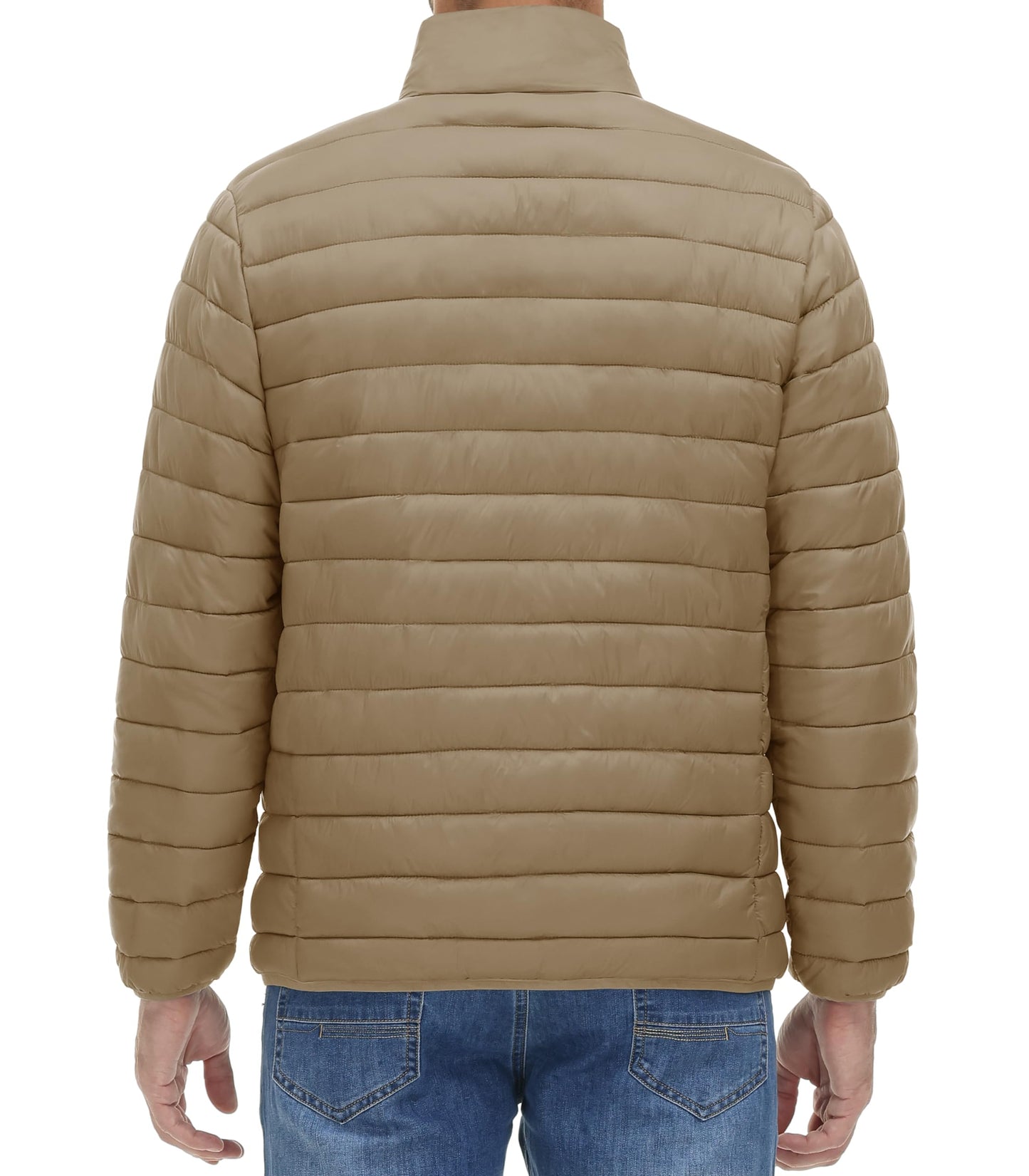 MAGNIVIT Men's Puffer Jackets Lightweight Warm Winter Coat Water-Repellent Windbreaker Insulated Quilted Packable Jacket
