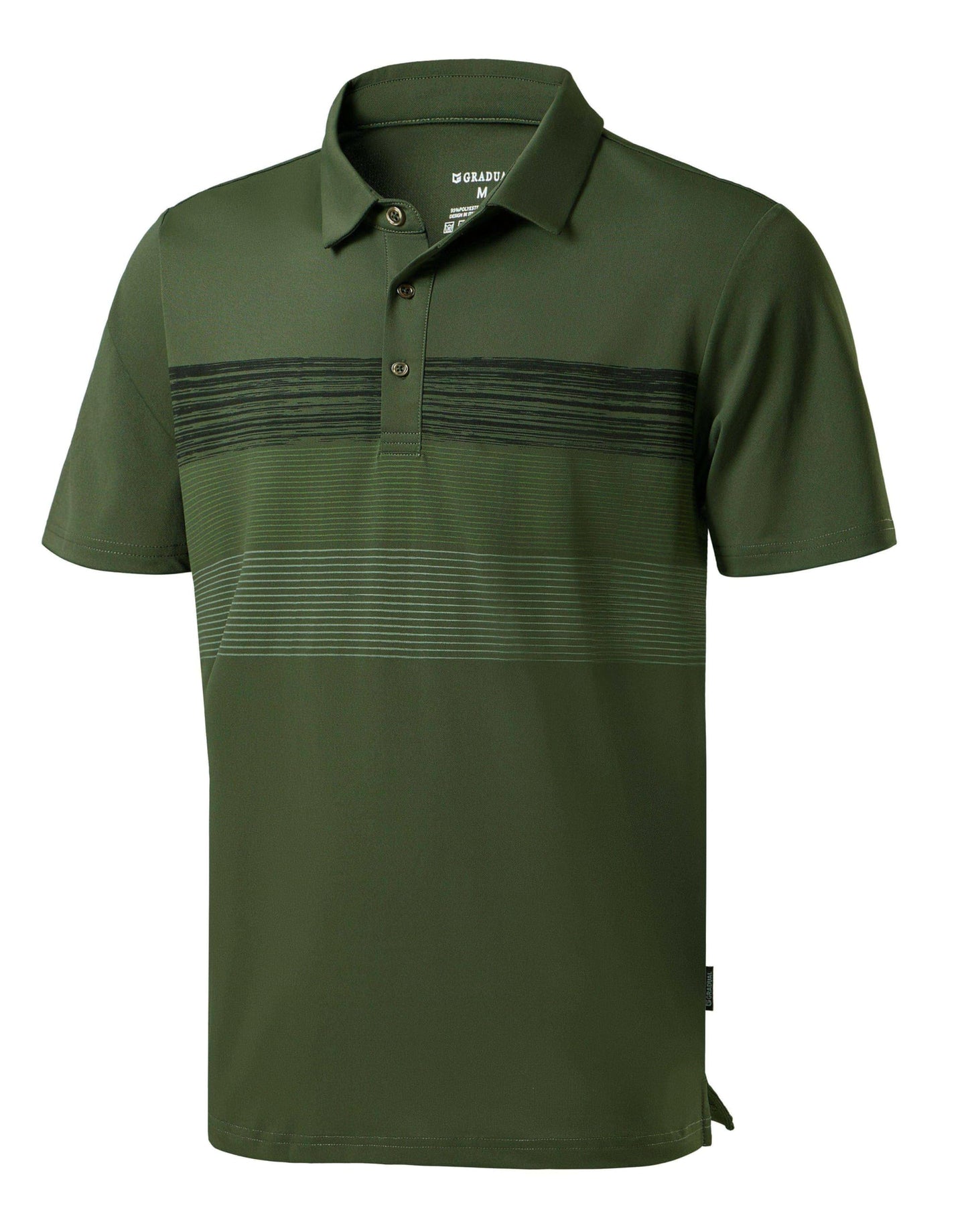 Men's Golf Shirts Dry Fit Moisture Wicking Performance Short Sleeve Collared Polo Shirts for Casual Athletic Business
