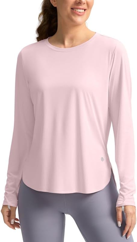 Women's Sun Shirts UPF 50+ Long Sleeve UV Protection Shirt Lightweight Quick Dry Workout Hiking Tops for Women