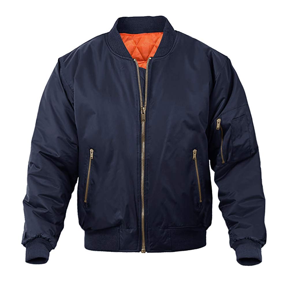 MAGNIVIT Men's Bomber Jacket Casual Fall Winter Military Jacket and Coats Outwear
