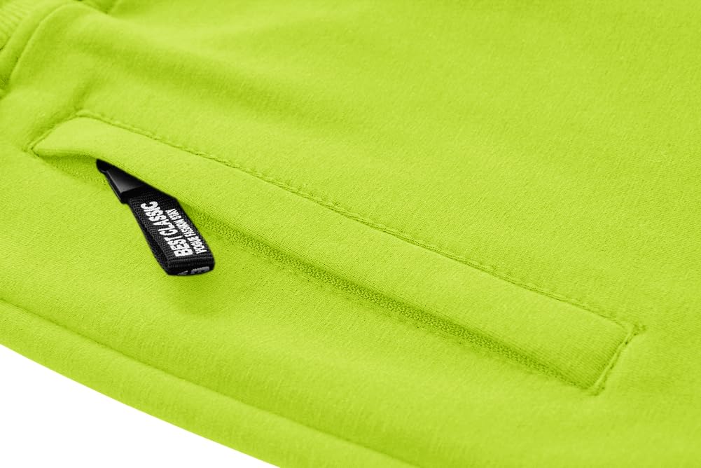MAGNIVIT Men's 3/4 Jogger Capri Pants Workout Gym Below Knee Shorts Zipper Pockets Jogger Sweatpant Capris for Men