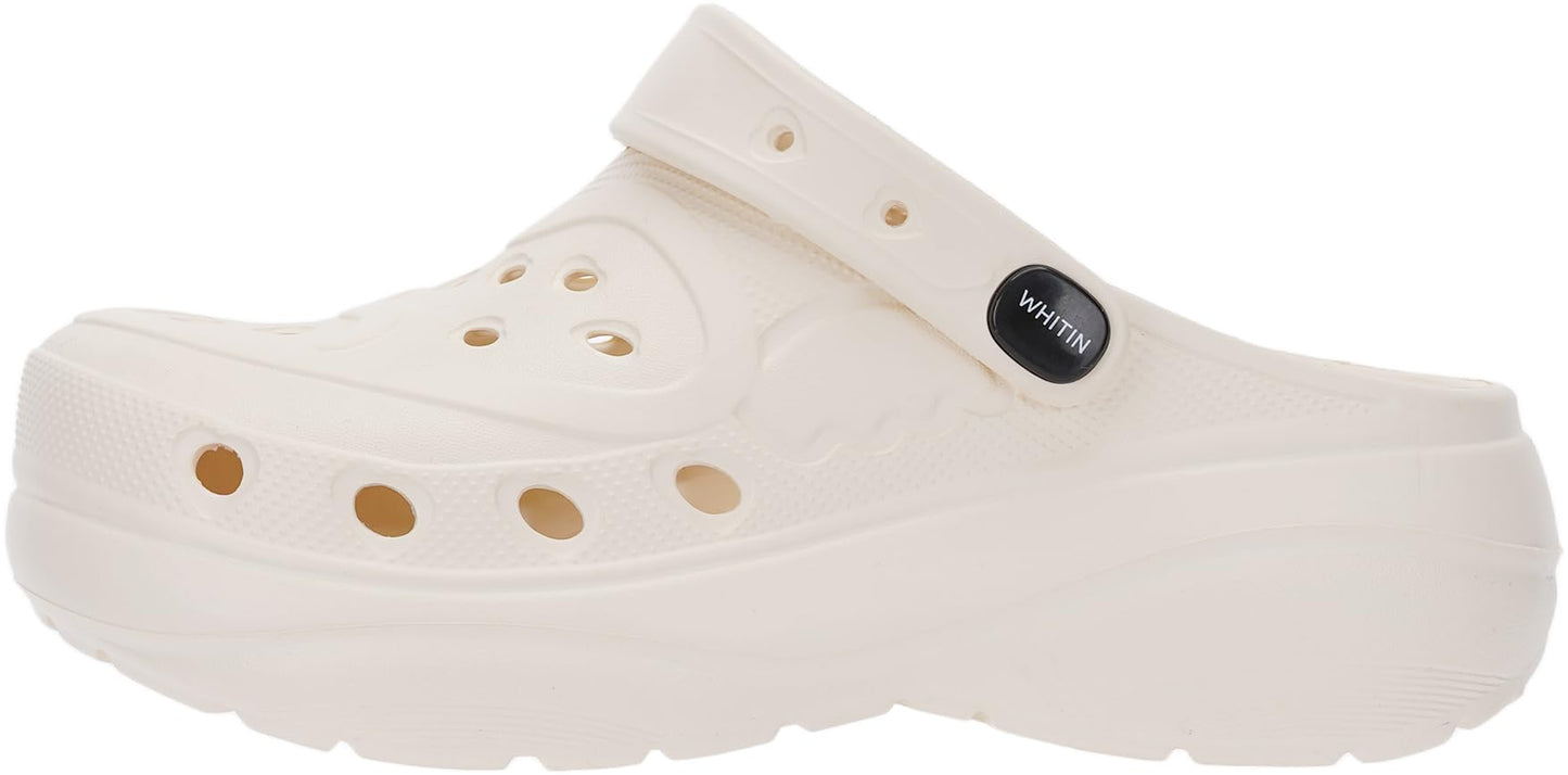 WHITIN Clogs for Women | Thick Sole Cushioned Garden Shoes