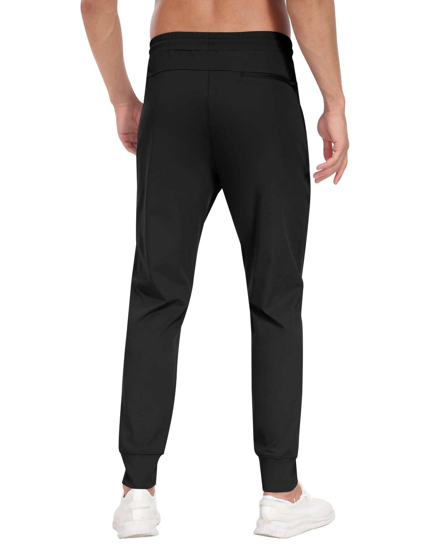 3 Pack Men's Sweatpants with Zipper Pockets,Workout Gym Traning Track Joggers Pants for Men Running Jogging Pants