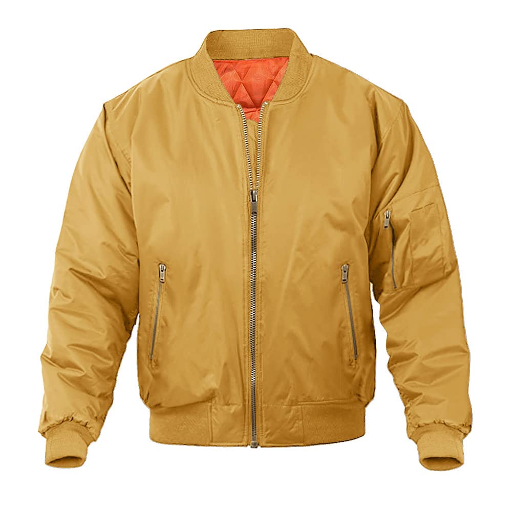 MAGNIVIT Men's Bomber Jacket Casual Fall Winter Military Jacket and Coats Outwear