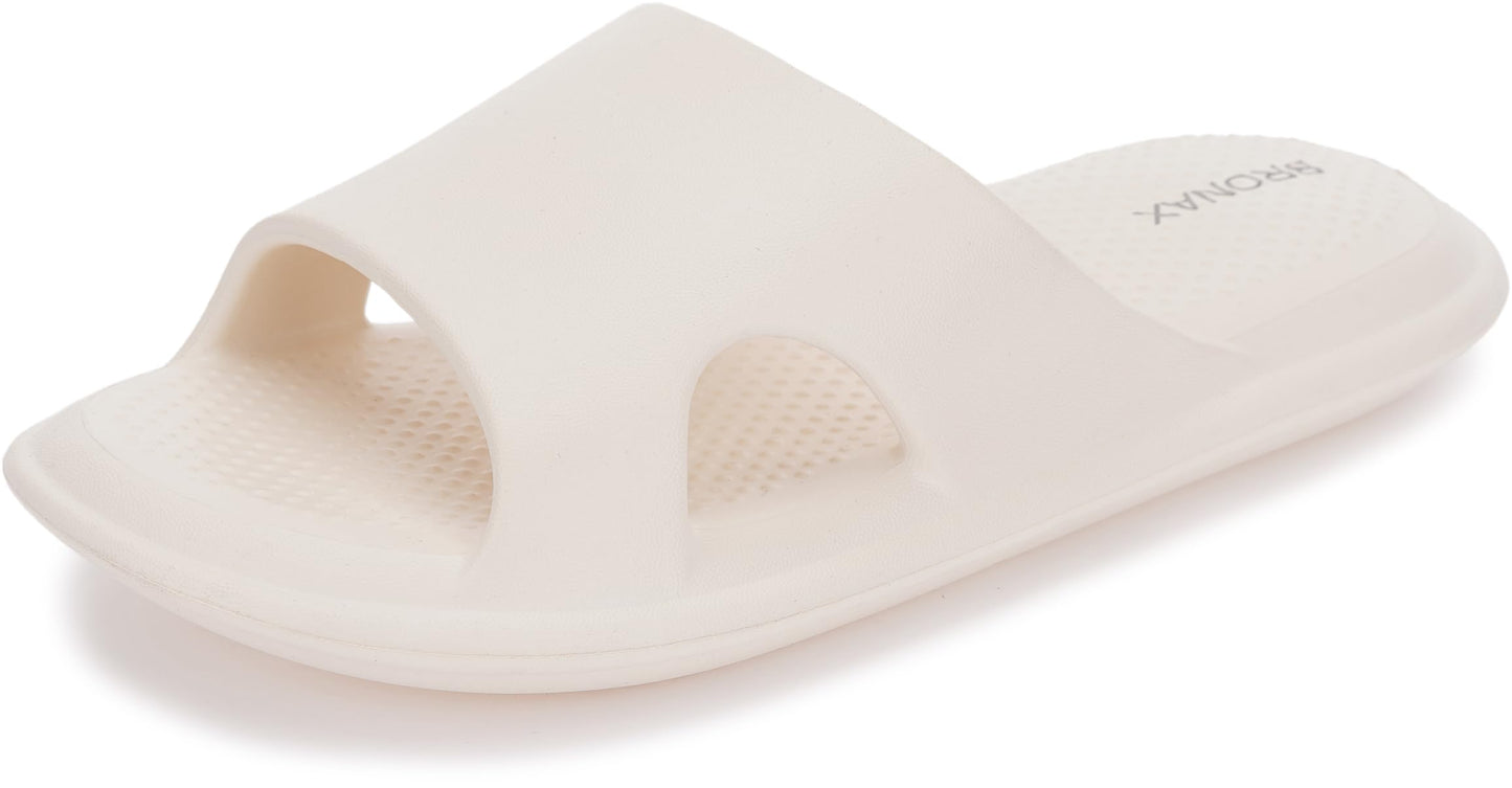 BRONAX House Slippers for Women and Mens | Quick Drying Shower Shoes | Cushioned Sole