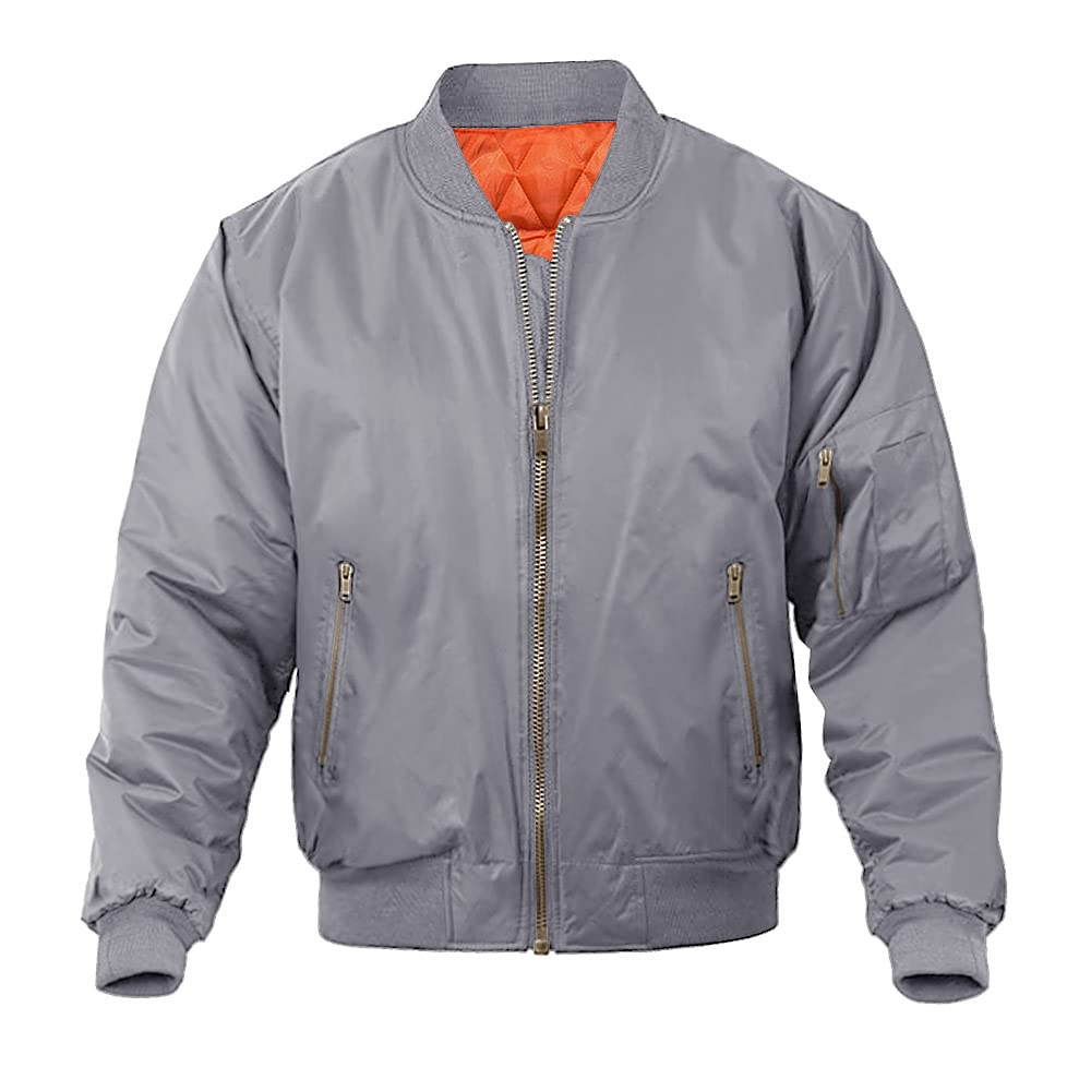 MAGNIVIT Men's Bomber Jacket Casual Fall Winter Military Jacket and Coats Outwear