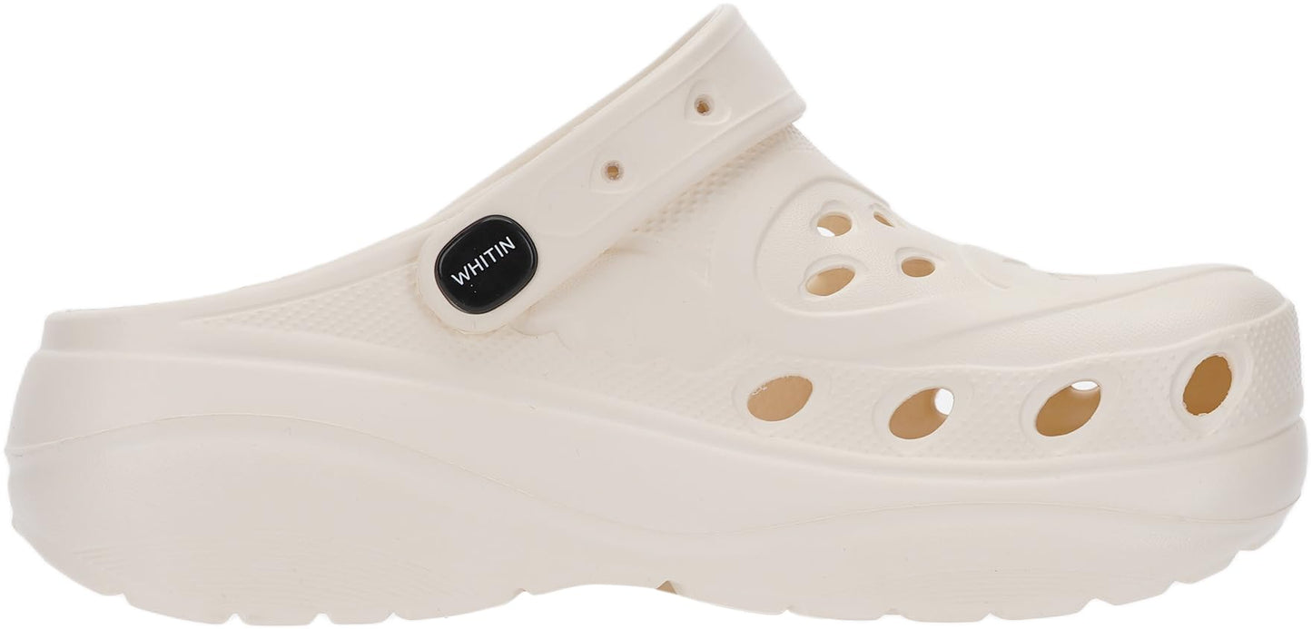 WHITIN Clogs for Women | Thick Sole Cushioned Garden Shoes