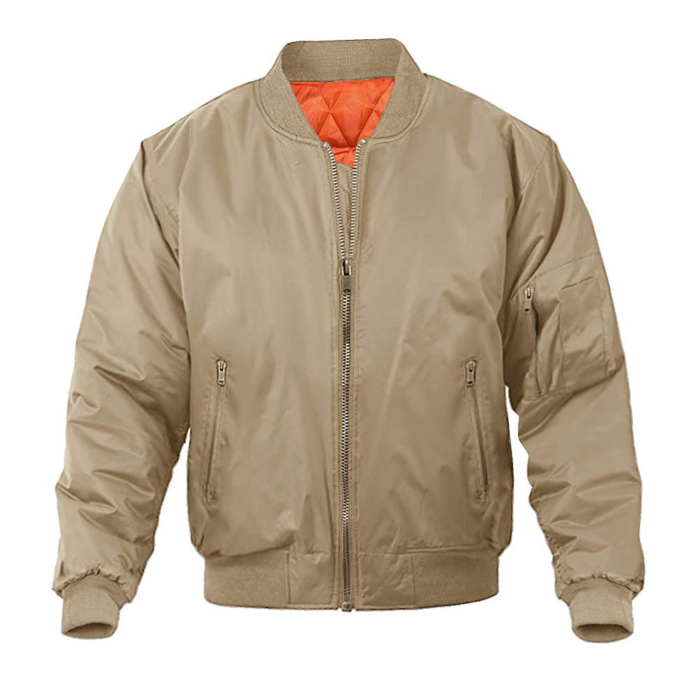 MAGNIVIT Men's Bomber Jacket Casual Fall Winter Military Jacket and Coats Outwear
