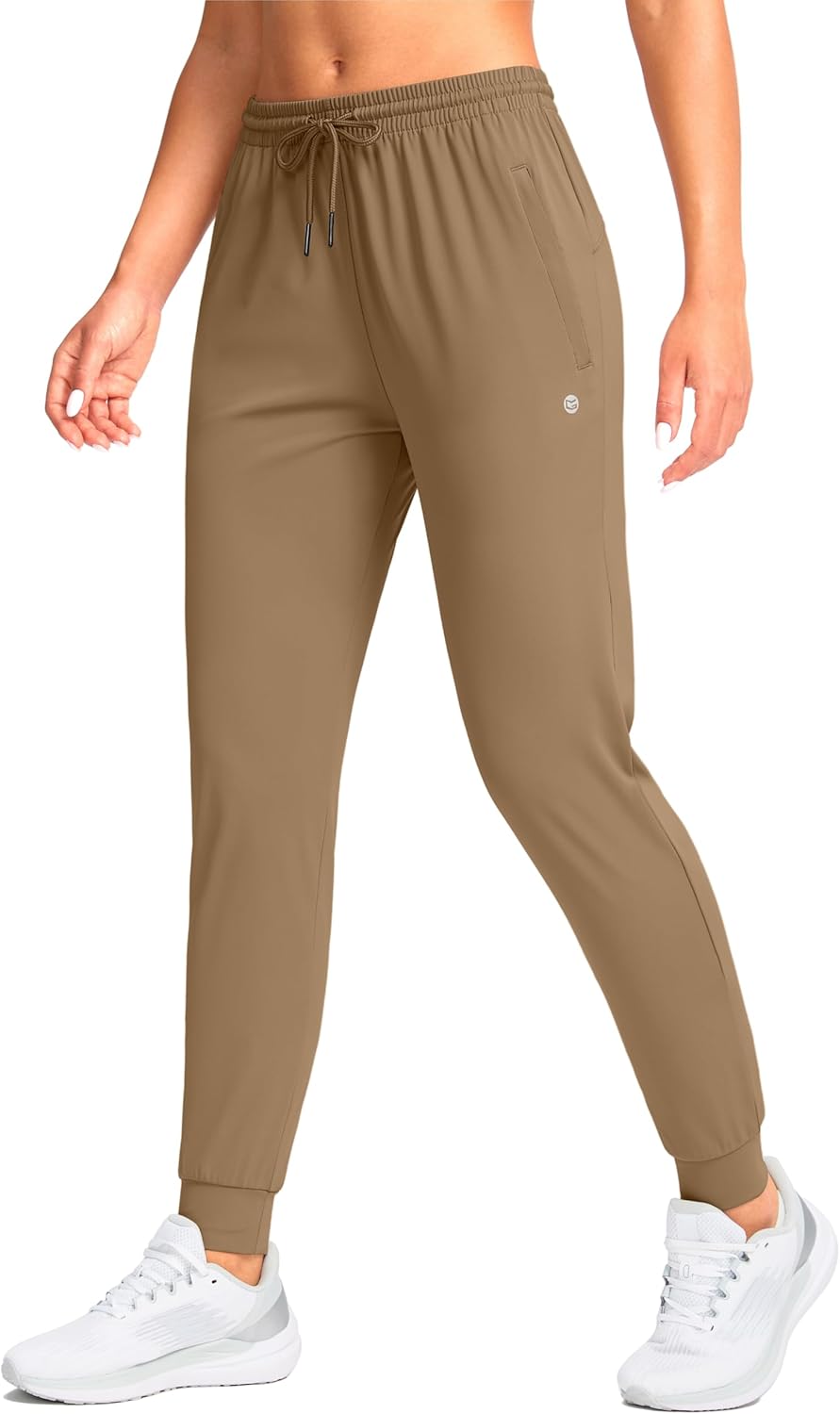 G Gradual Women's Joggers Pants with Zipper Pockets Tapered Running Sweatpants for Women Lounge, Jogging