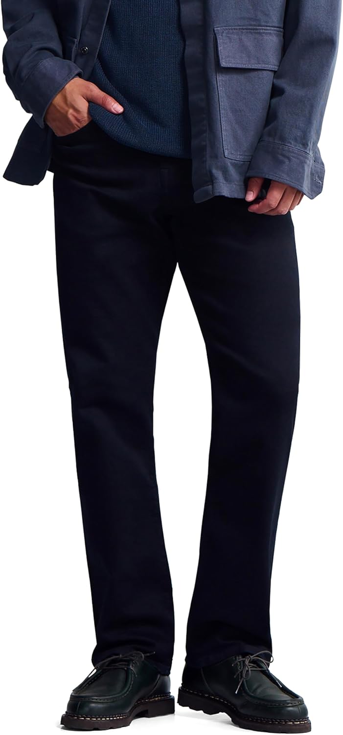 Roam Men's Mid Rise Relaxed Straight Leg Jeans